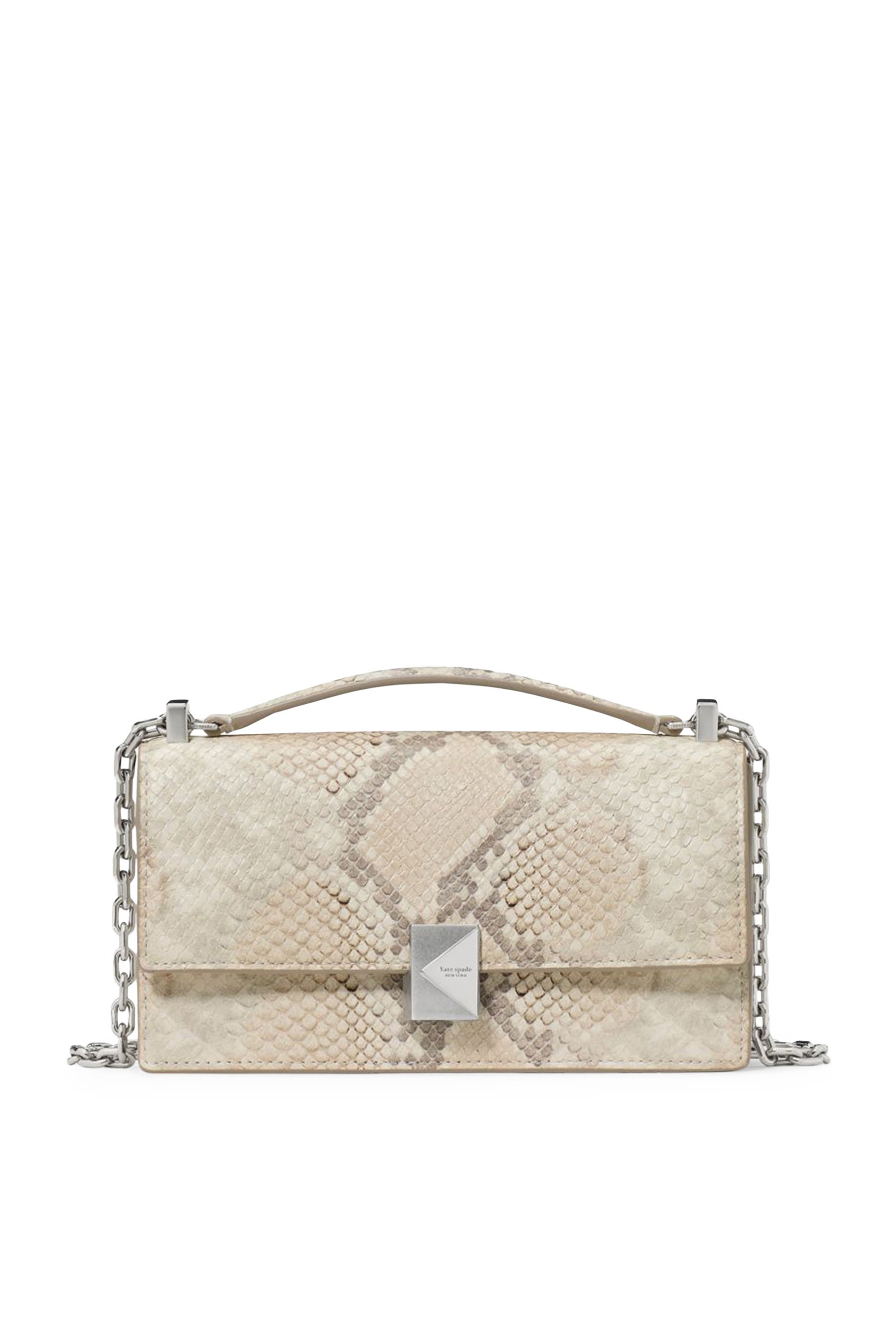 Deco Snake Embossed Mini Crossbody Bag