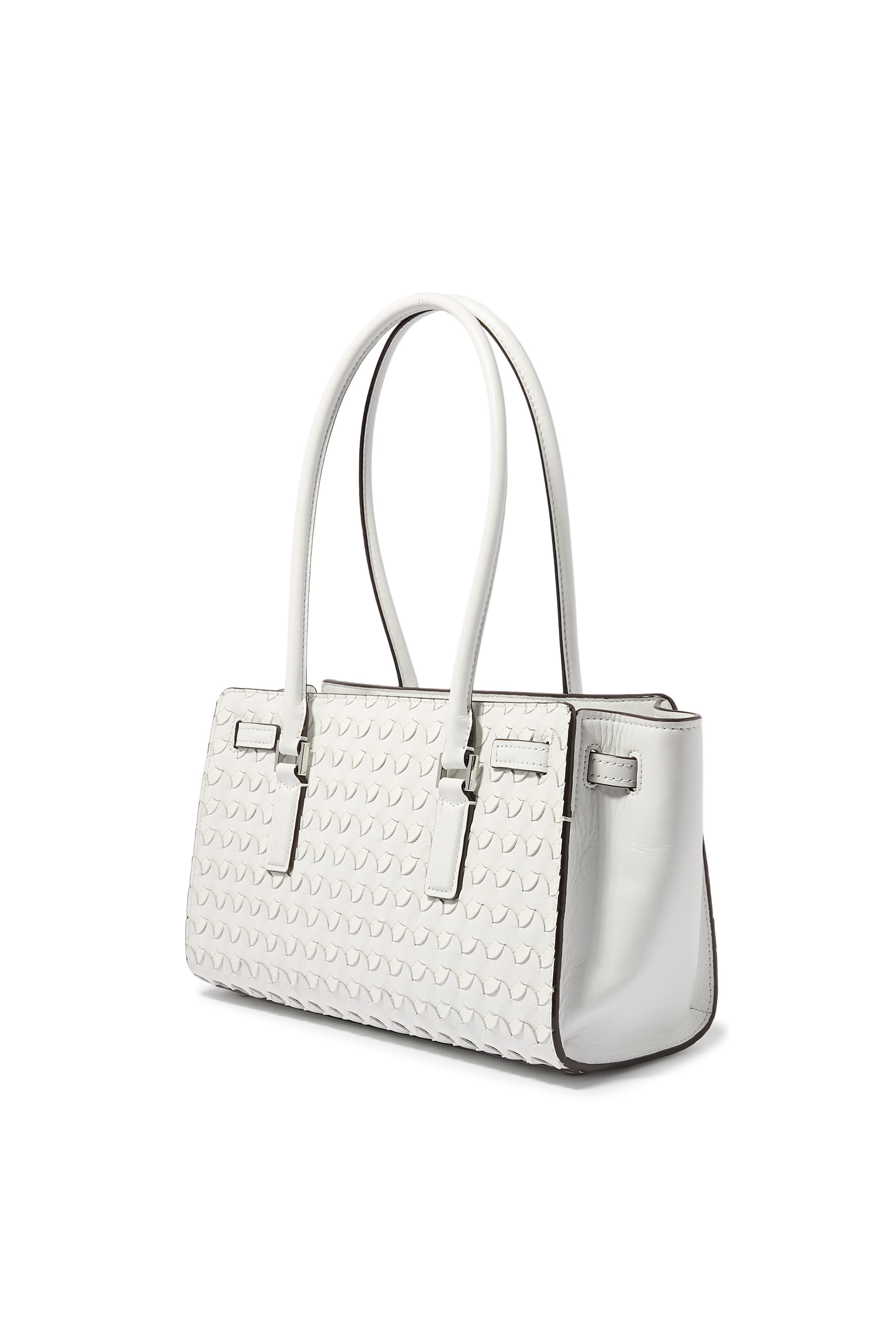 Hamilton Moderne Small Grommeted Leather Satchel