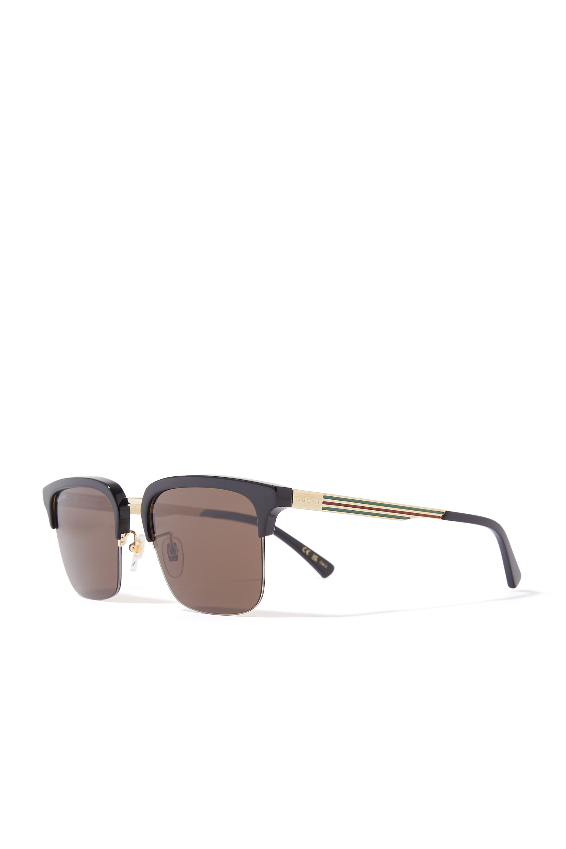 Rectangular Acetate Sunglasses