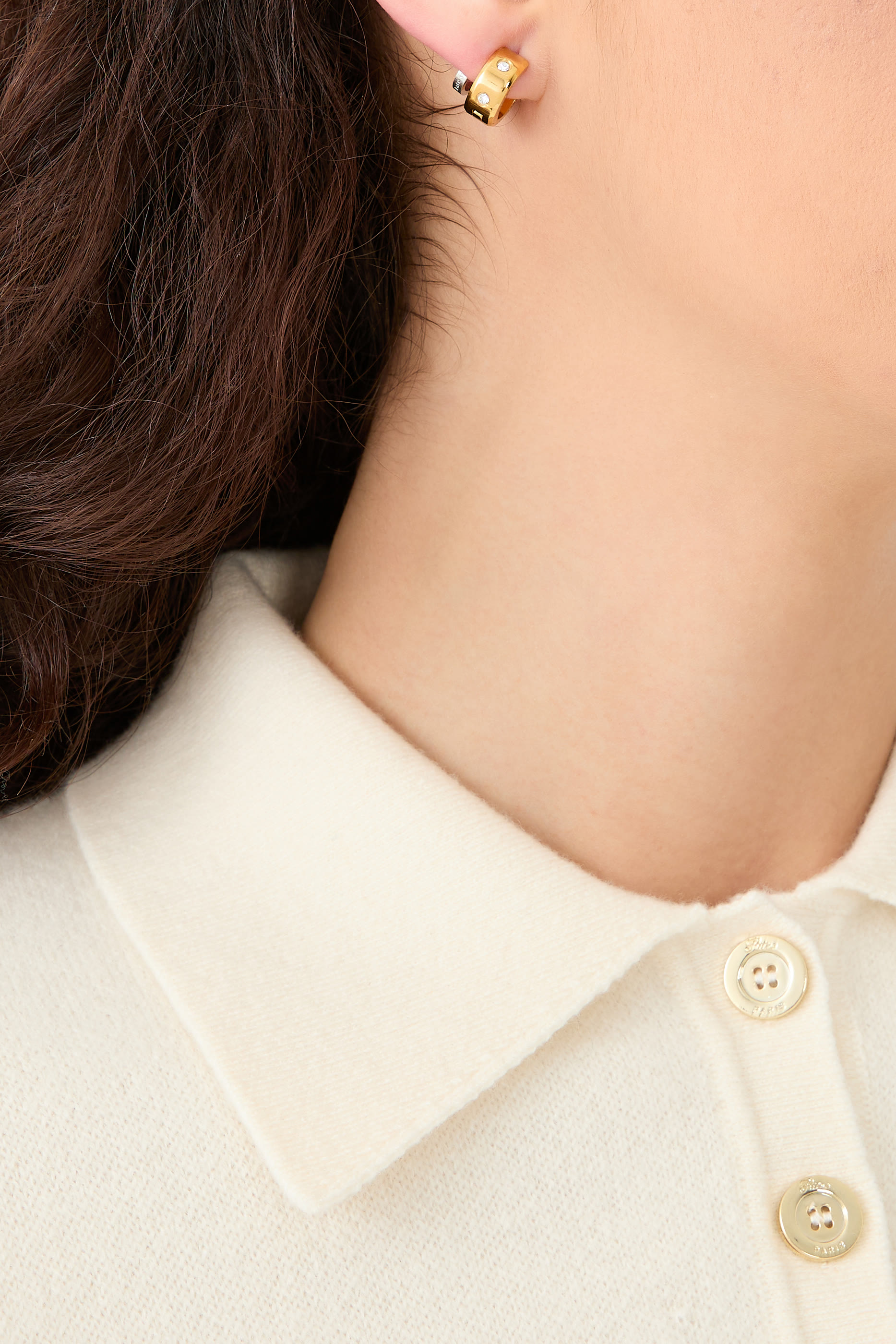 Set In Stone Double Earrings