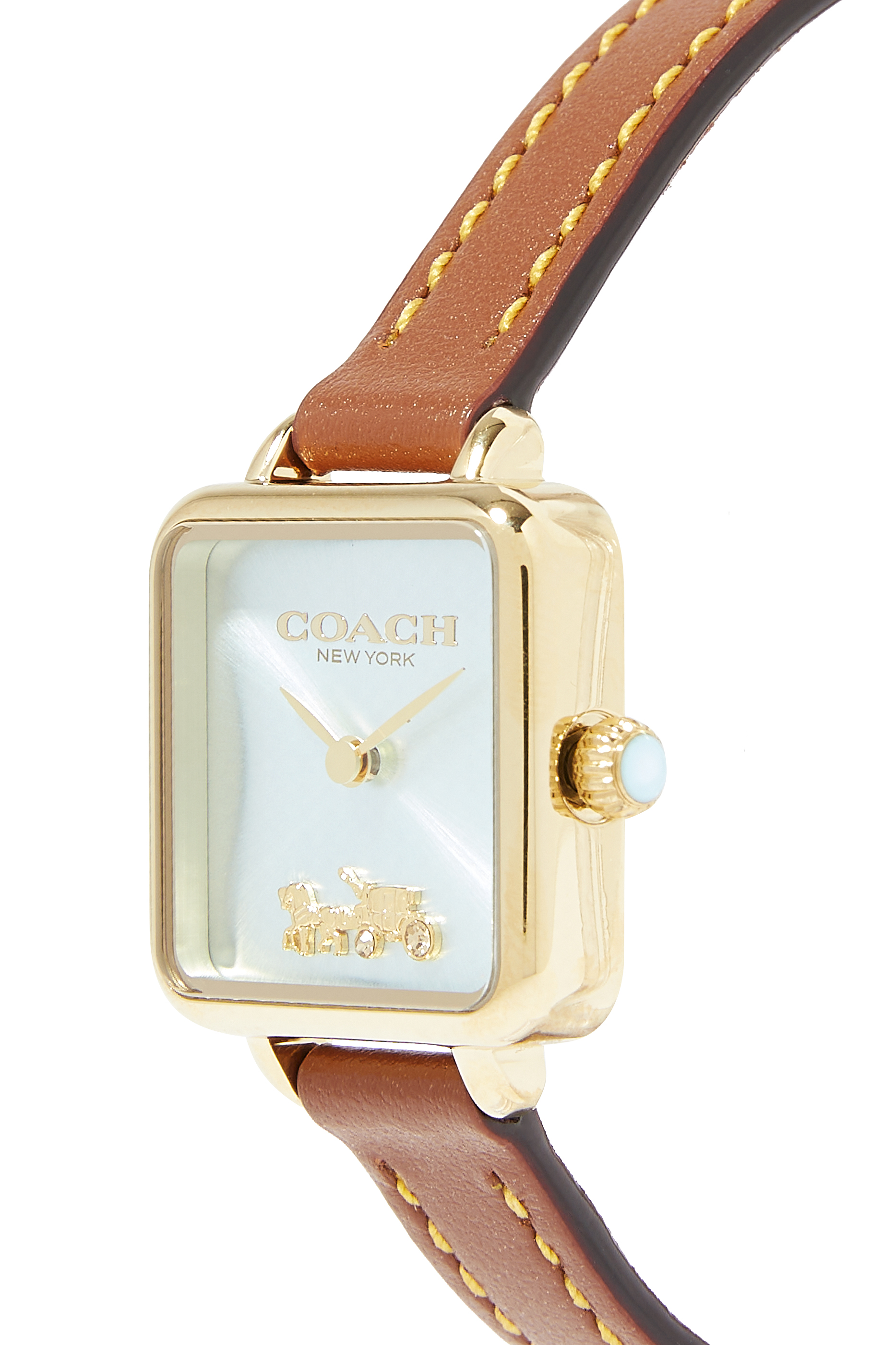 Cass 22mm Leather Strap Watch