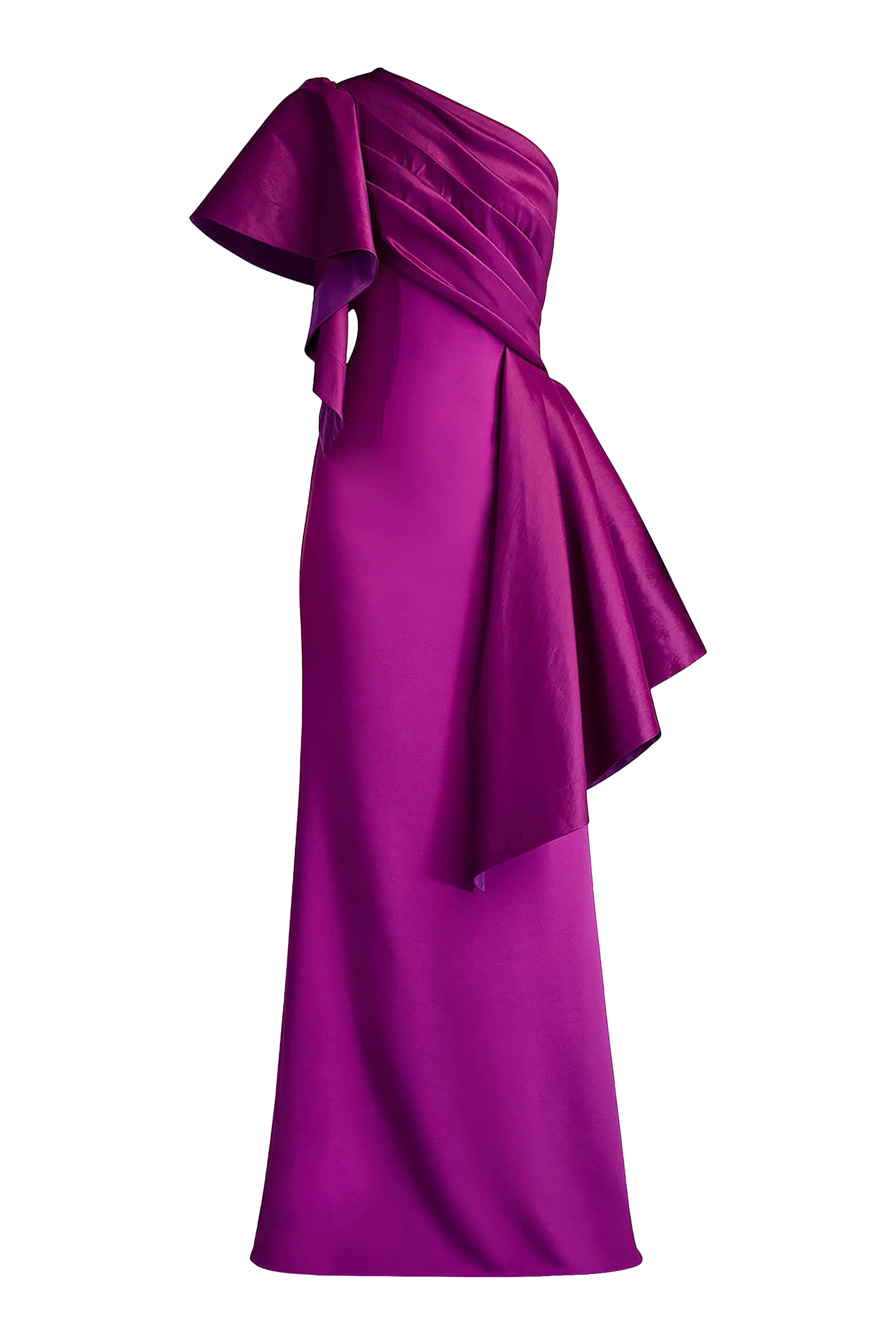 Santa Fe Draped Flounce Gown