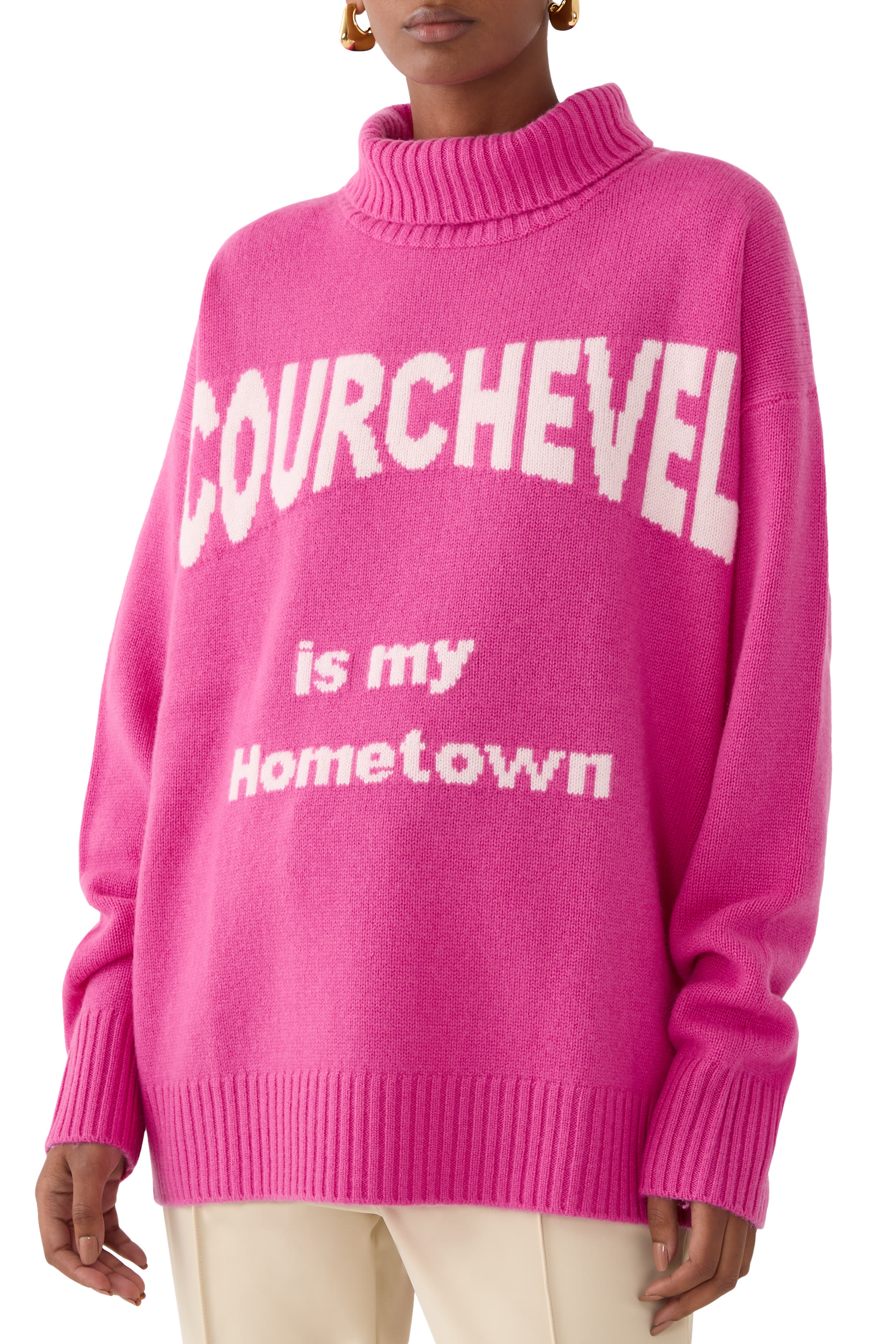 Couchevel is My Hometown Knitted Sweater