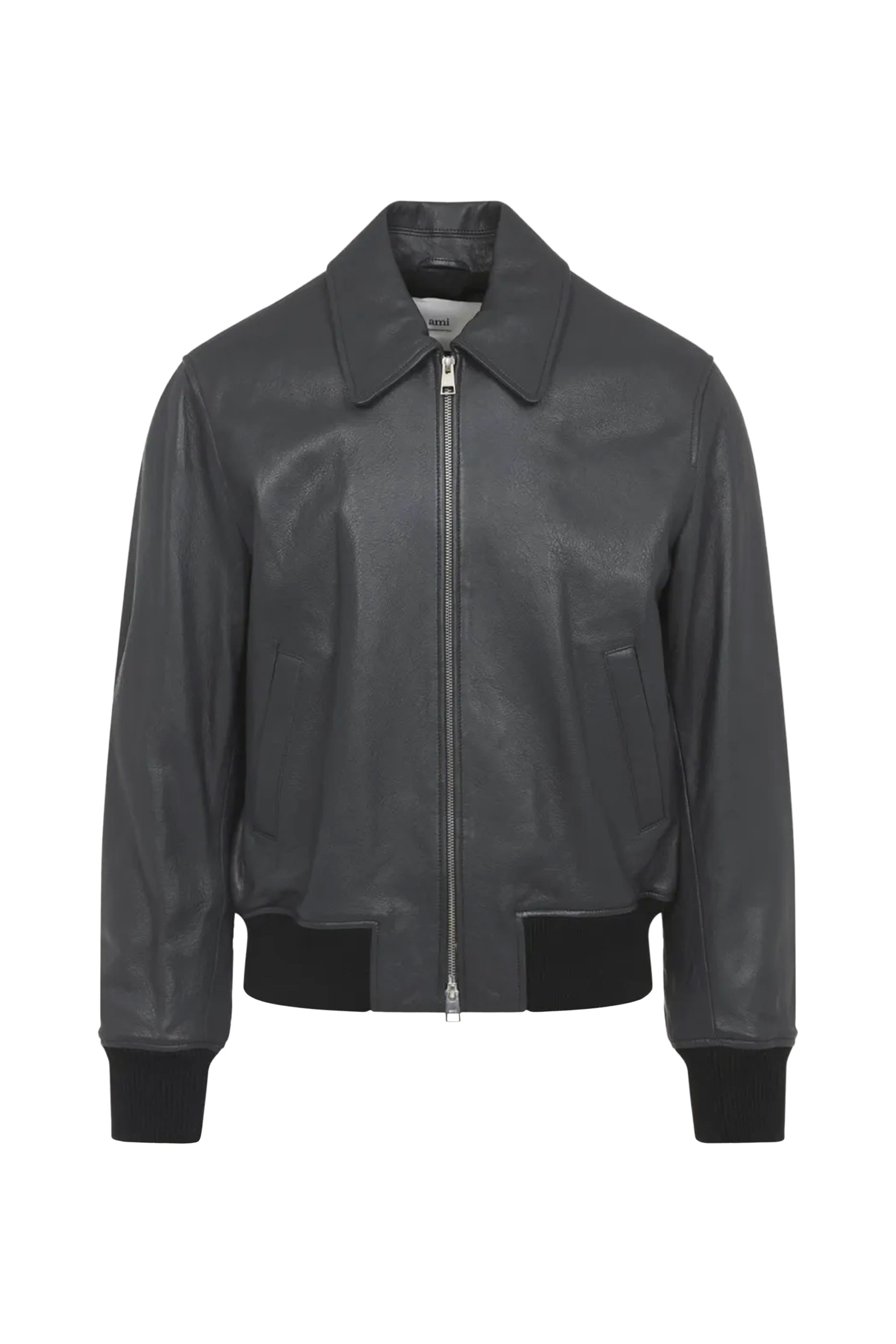  Leather Zipped Jacket 