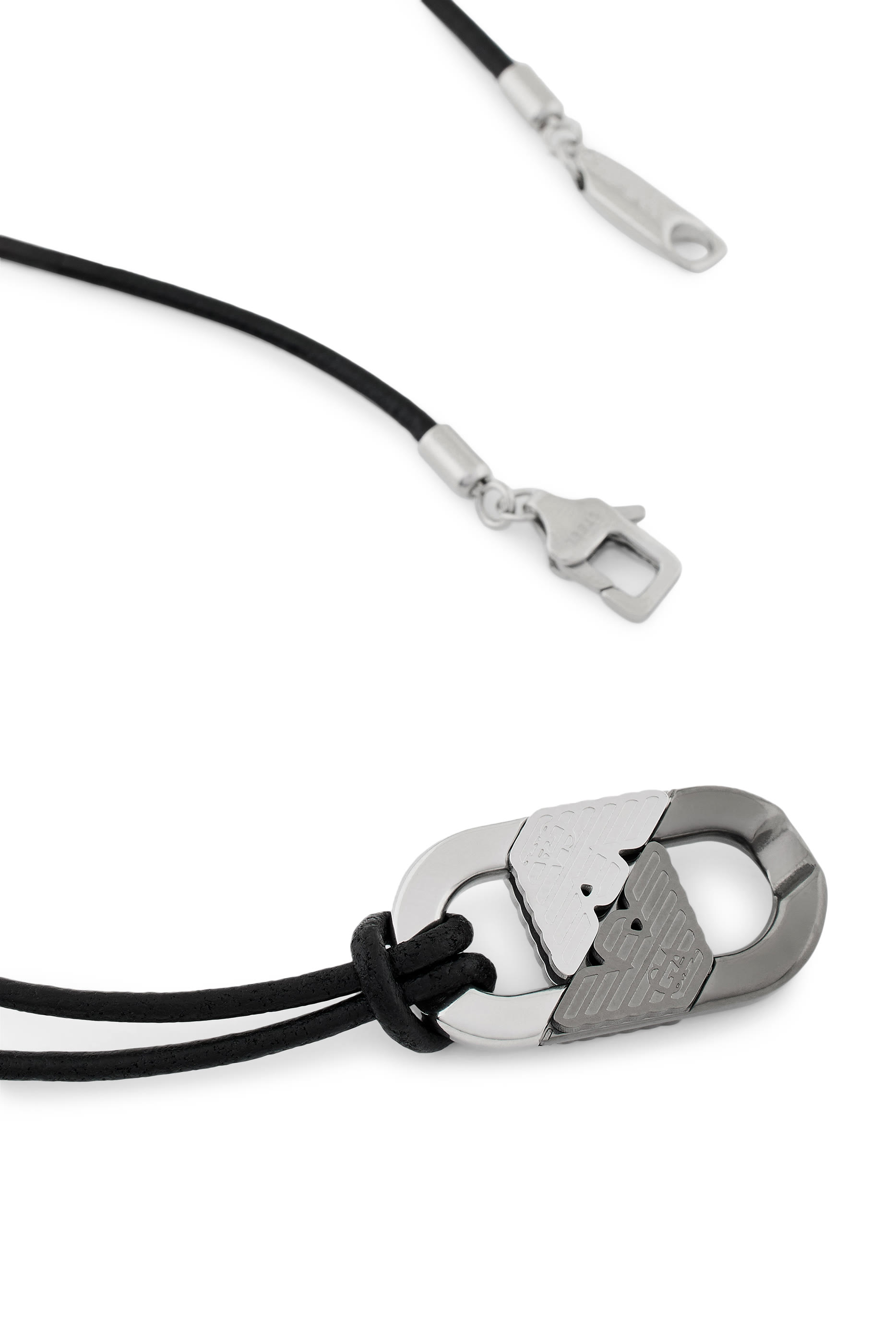 Eagle Logo Necklace, Leather