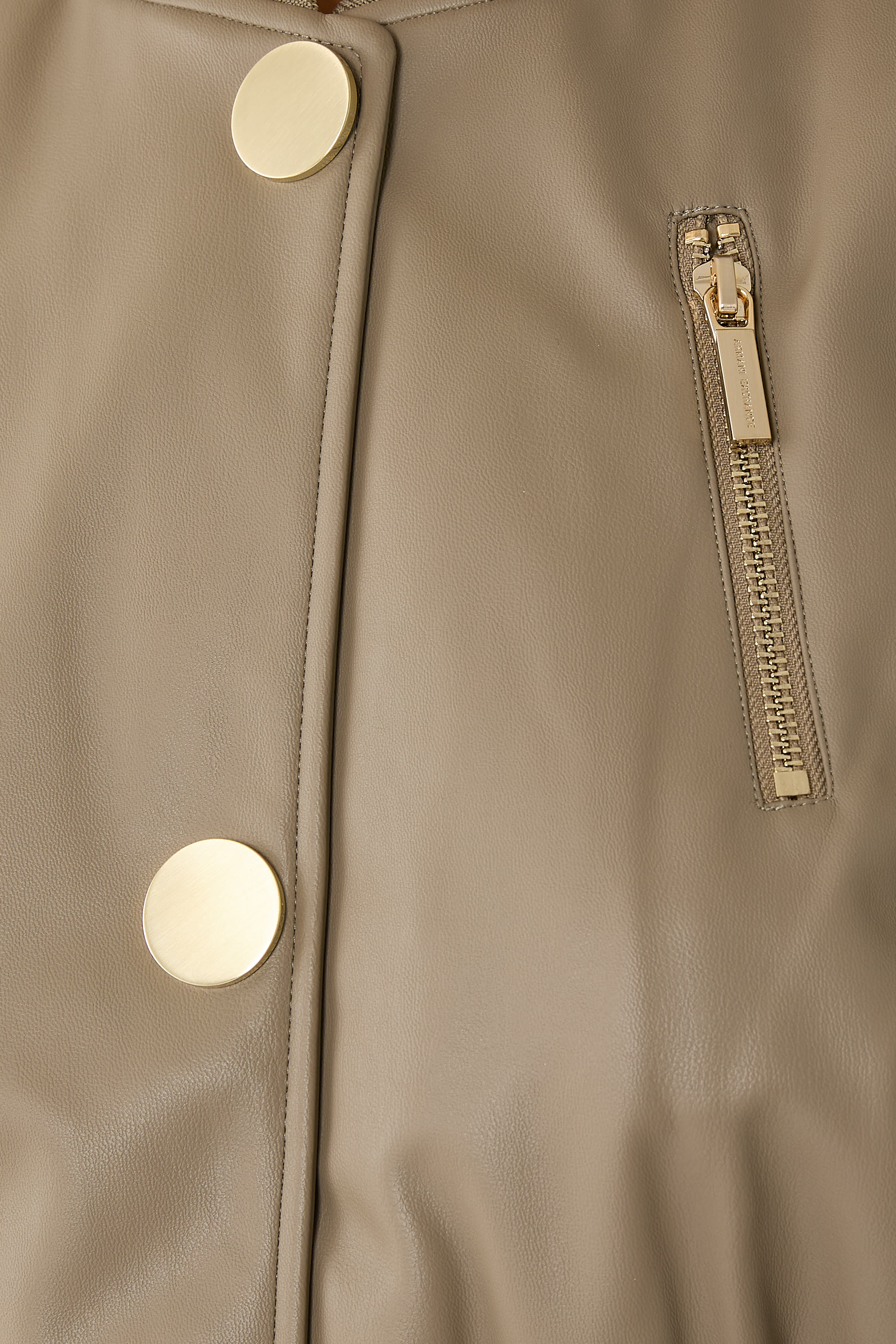 Short Faux Leather Jacket 