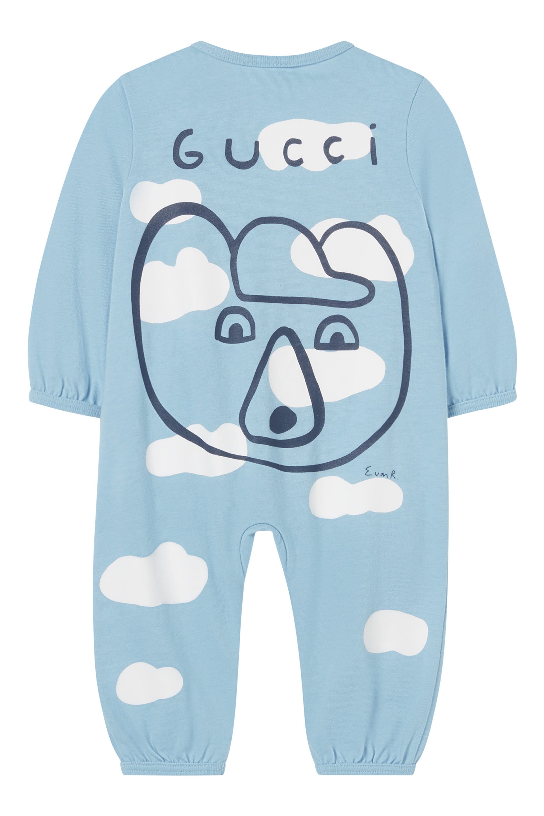 Kids Logo-Print Cotton Jumpsuit