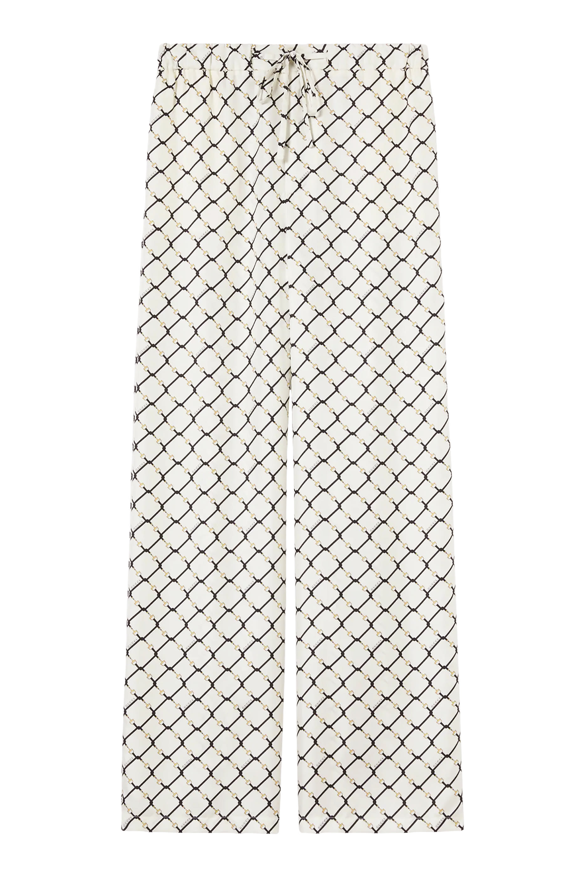 Printed Silk Twill Trousers