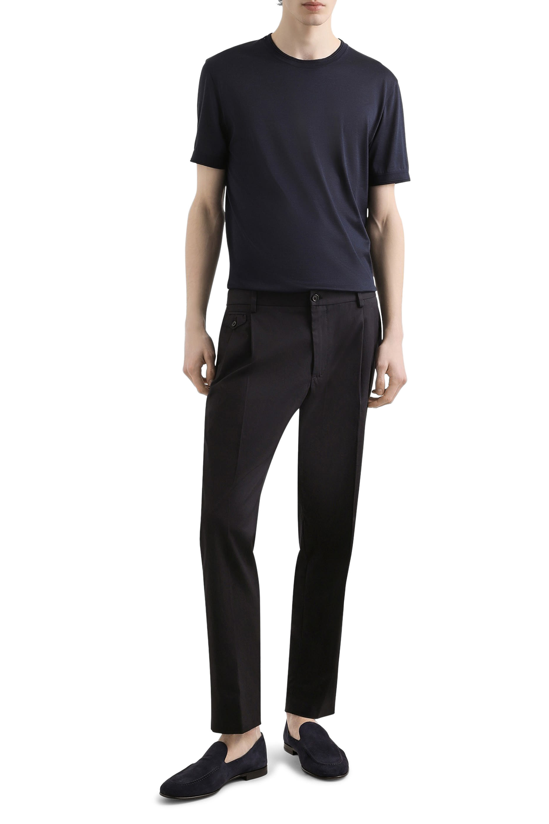 Cotton Gabardine Trousers
