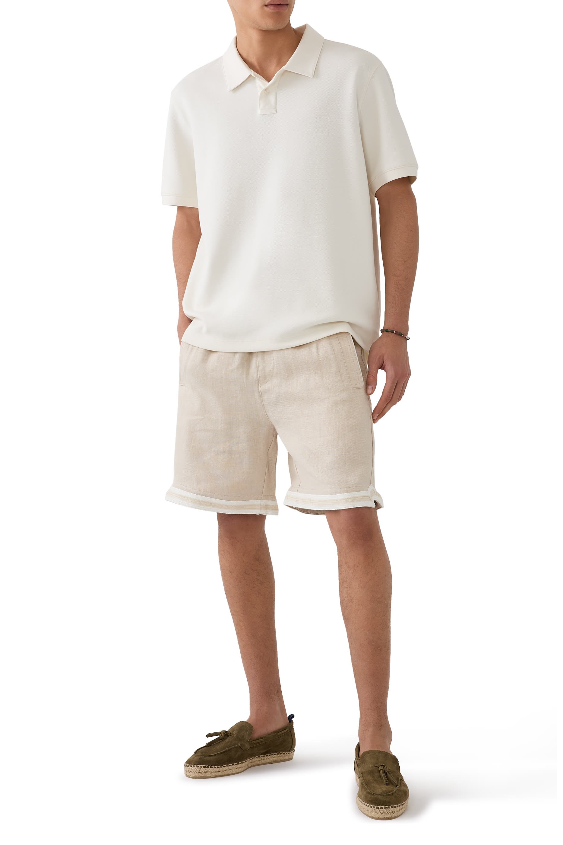 Linen Bermuda Shorts