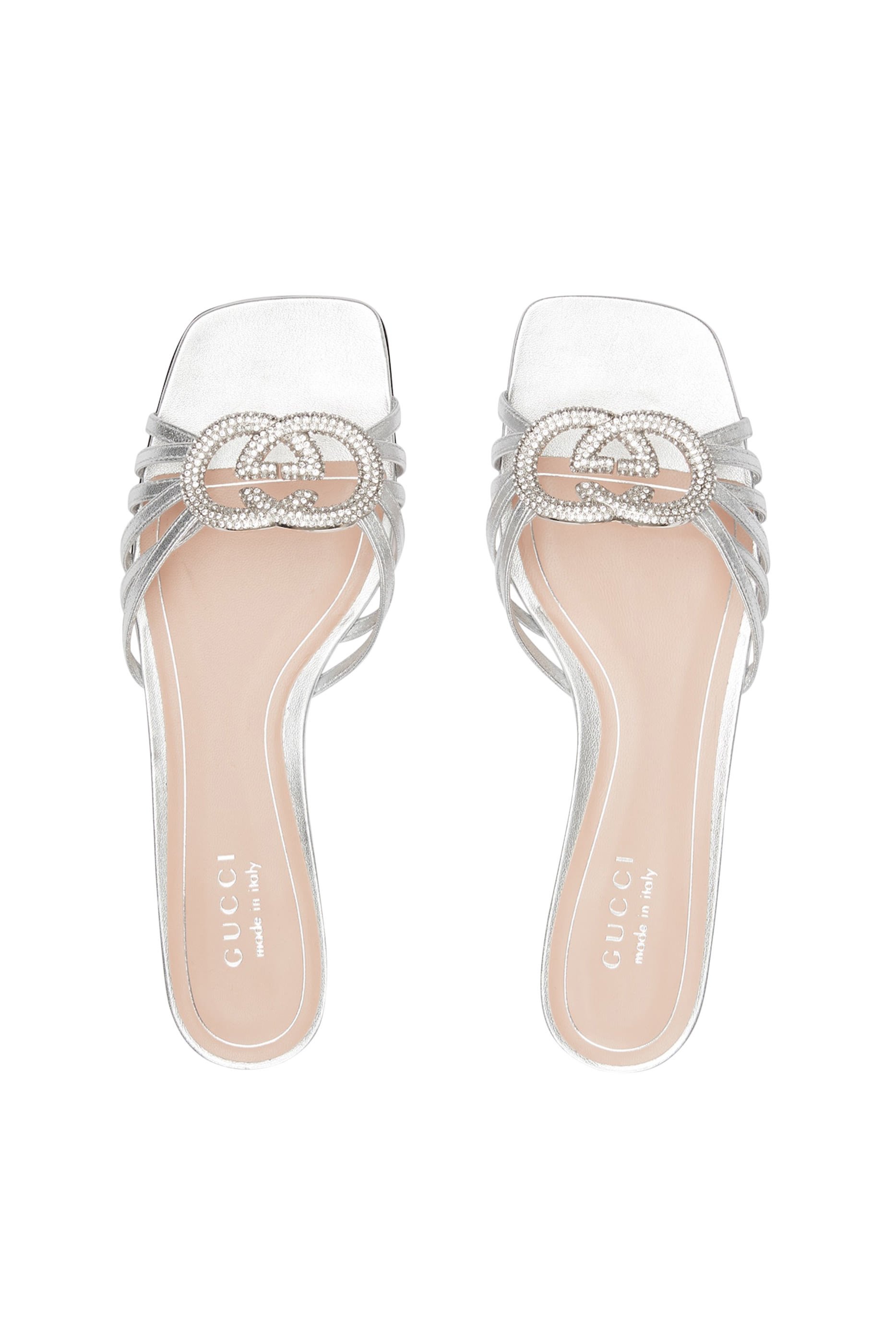  Crystal Interlocking G Slides 