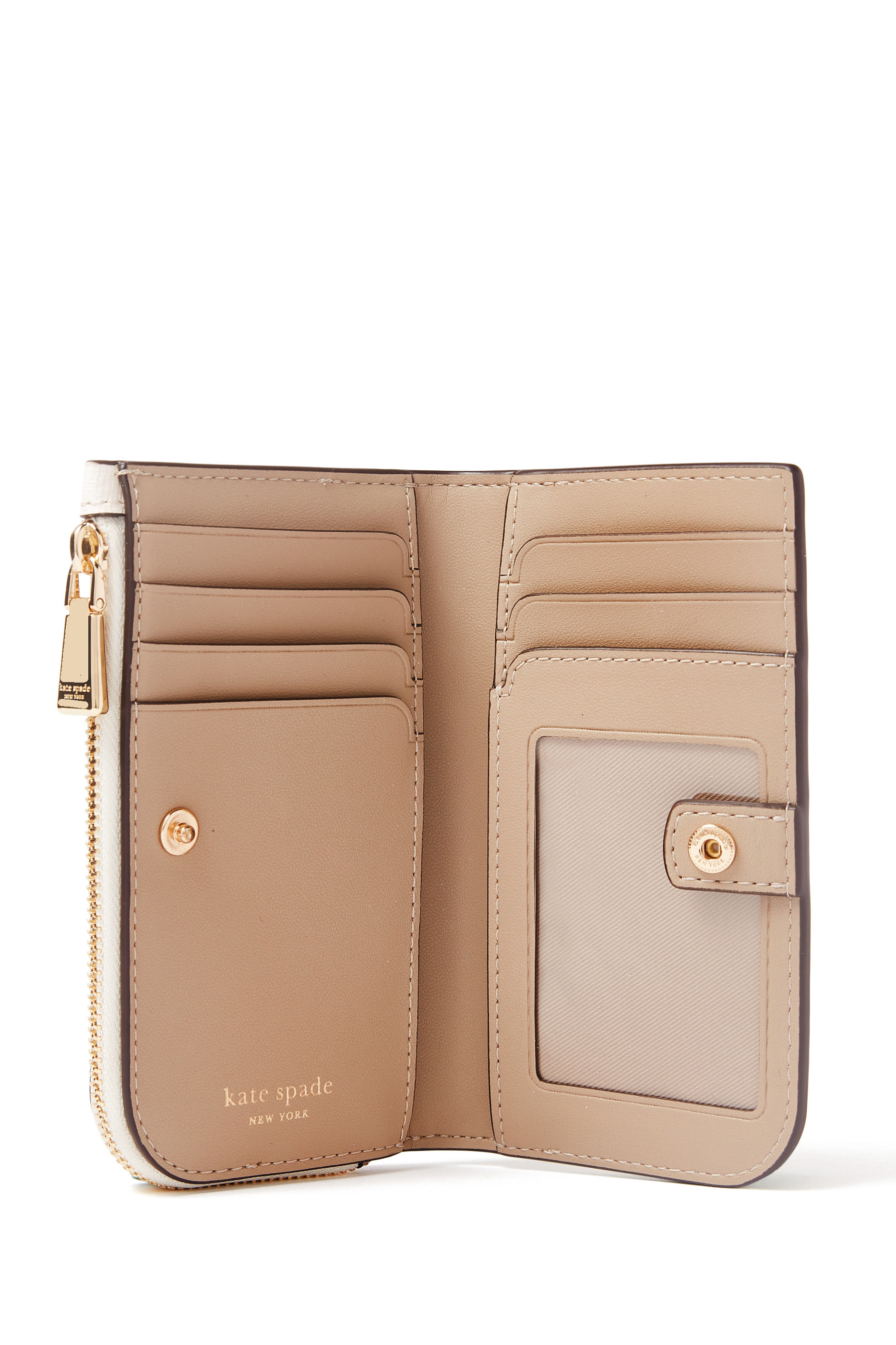 Devin Colorblocked Small Slim Bifold Wallet