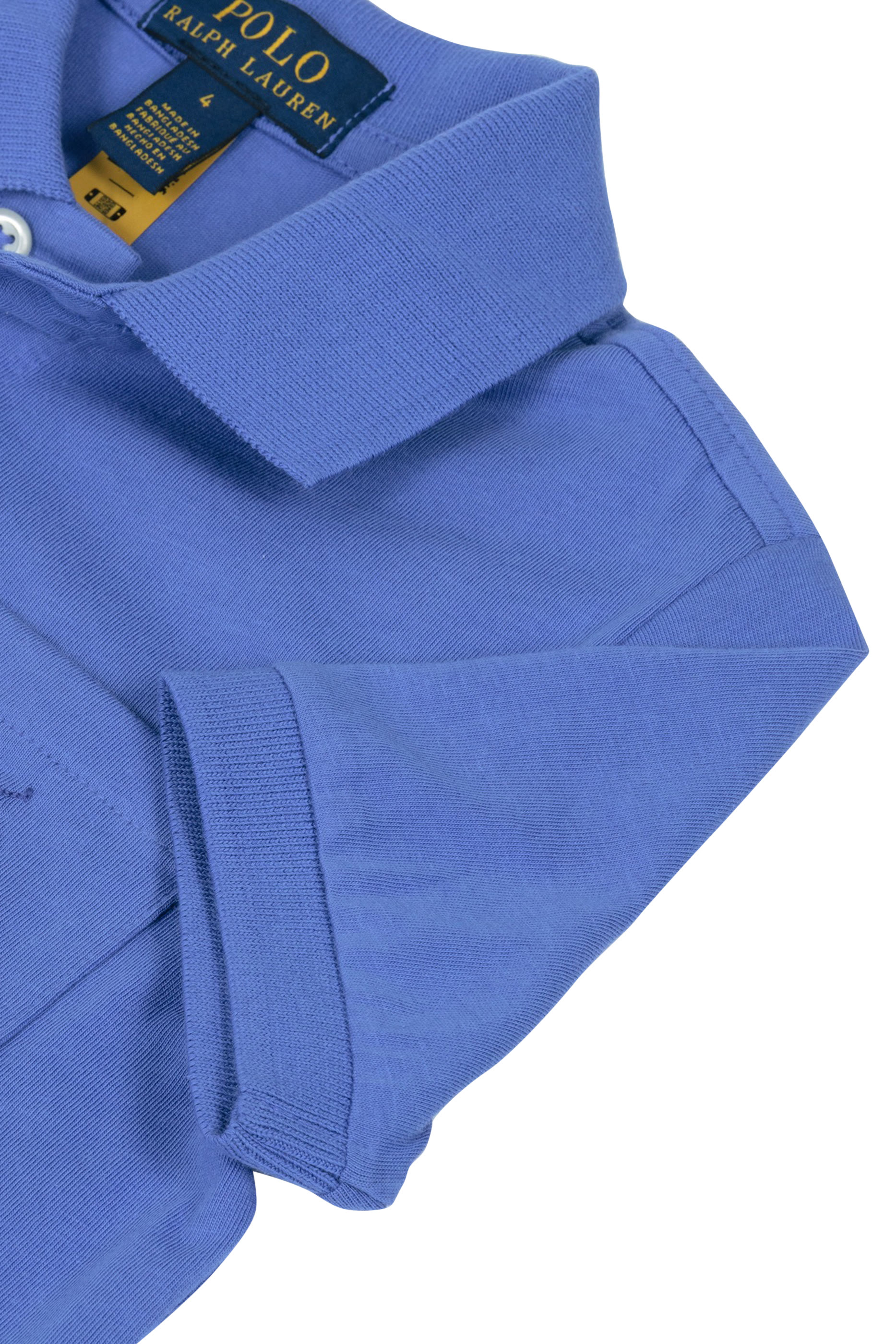 Kids Cotton Jersey Pocket Polo Shirt