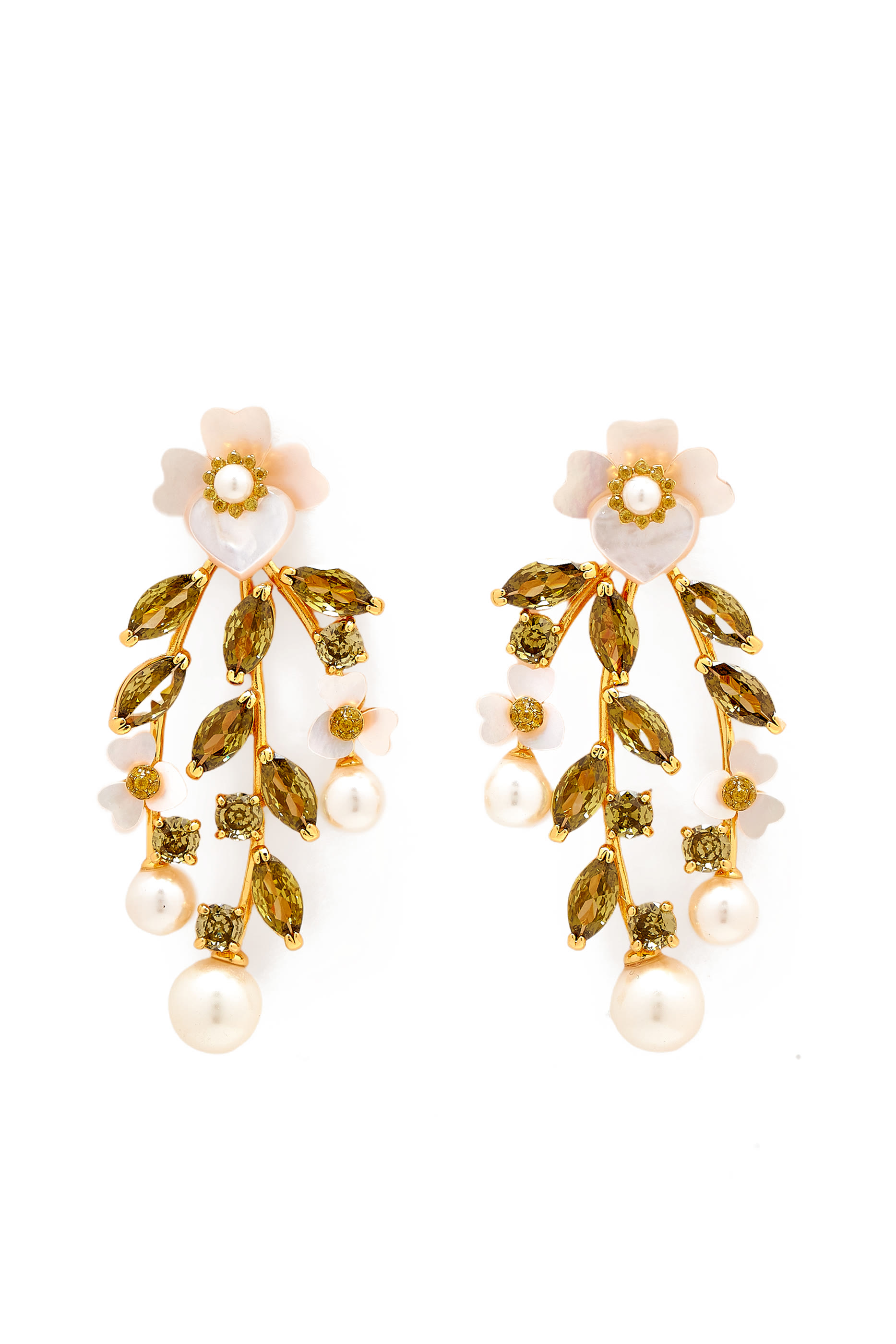 Precious Pansy Earrings