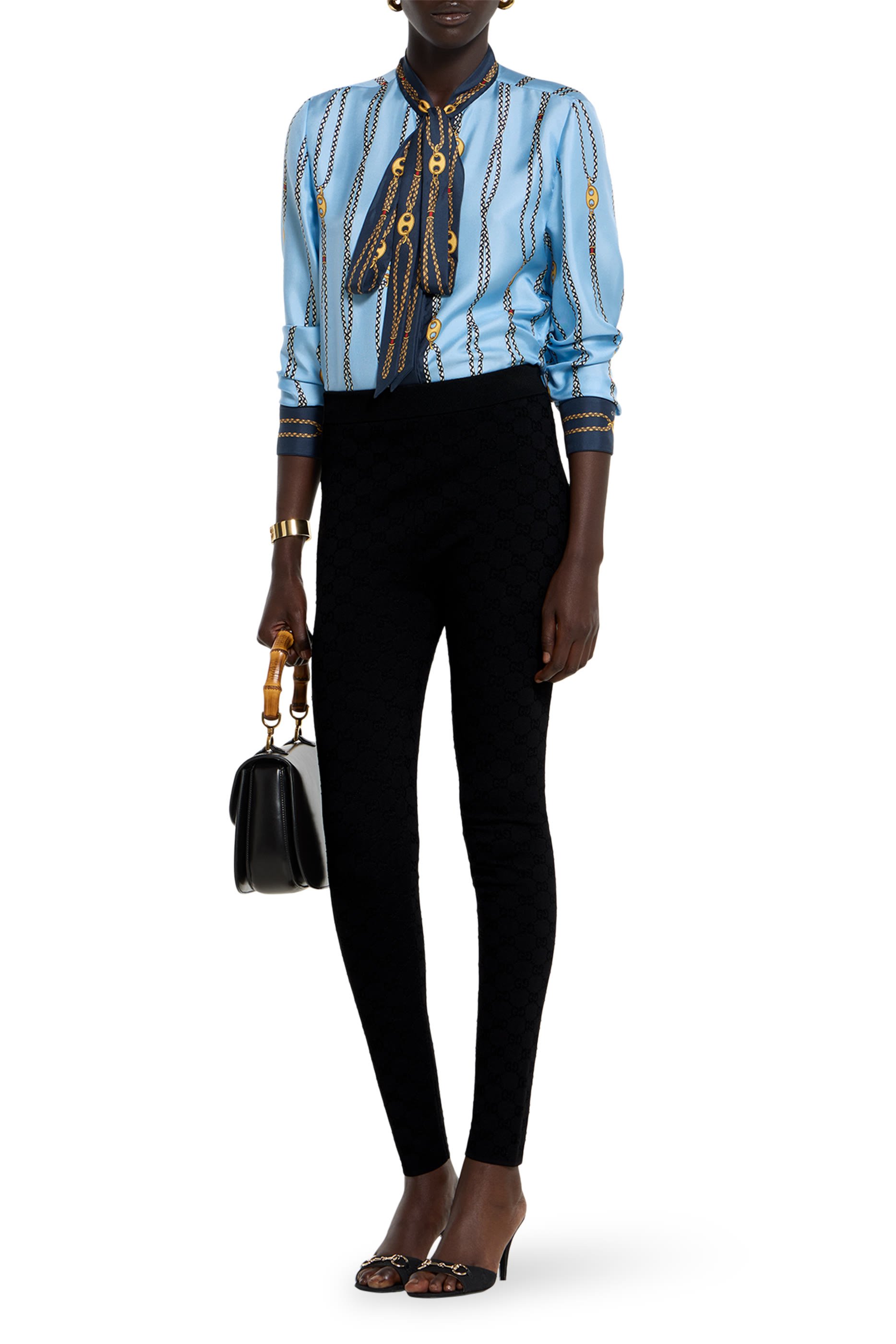 Printed Silk Twill Shirt 