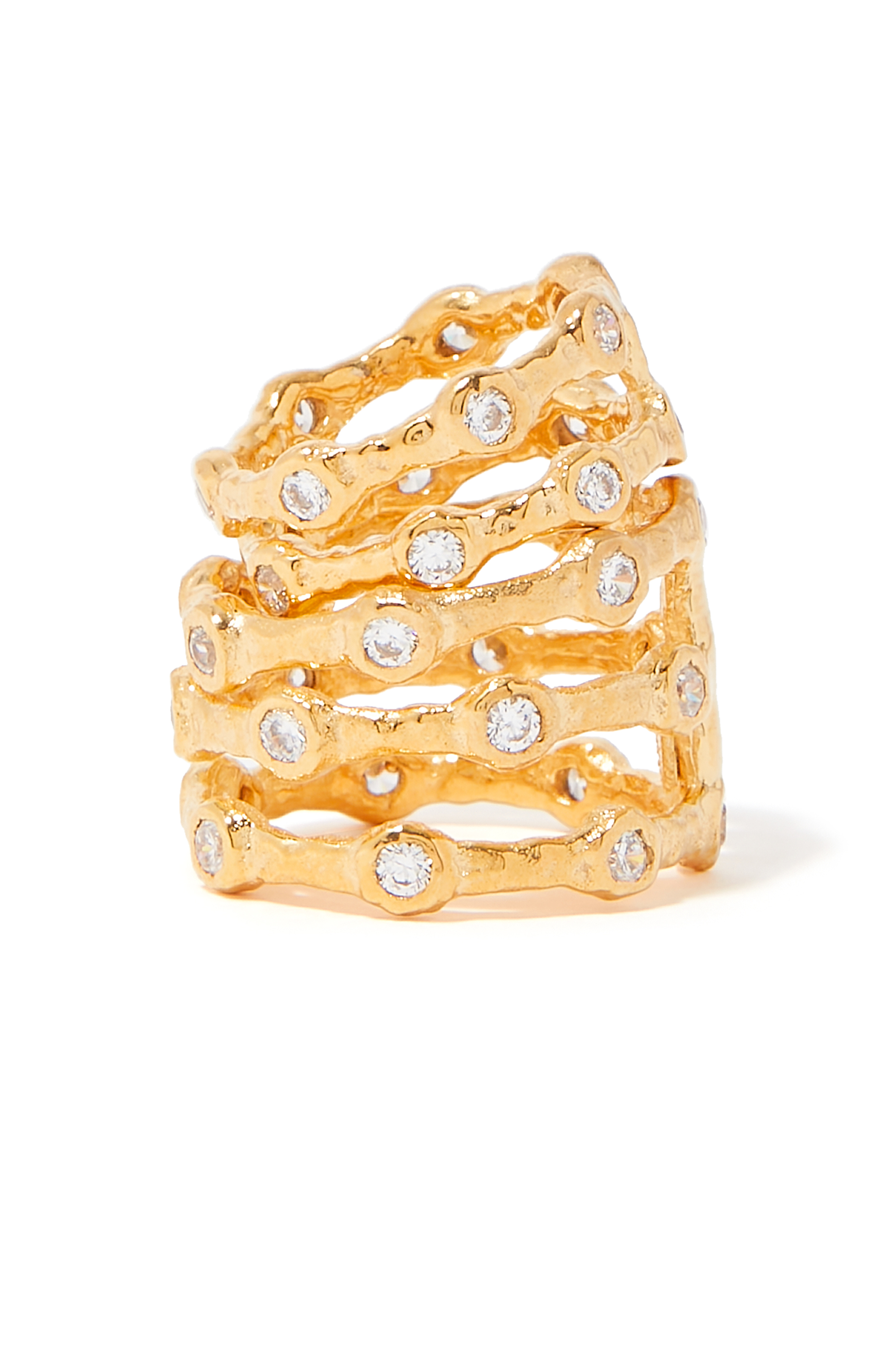 Wave Rings, Set of 2