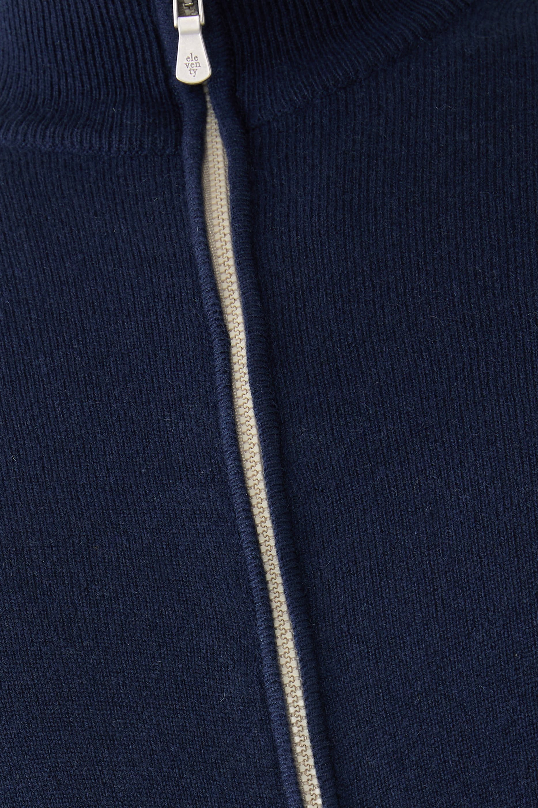 Cashmere Zip-Up Sweater