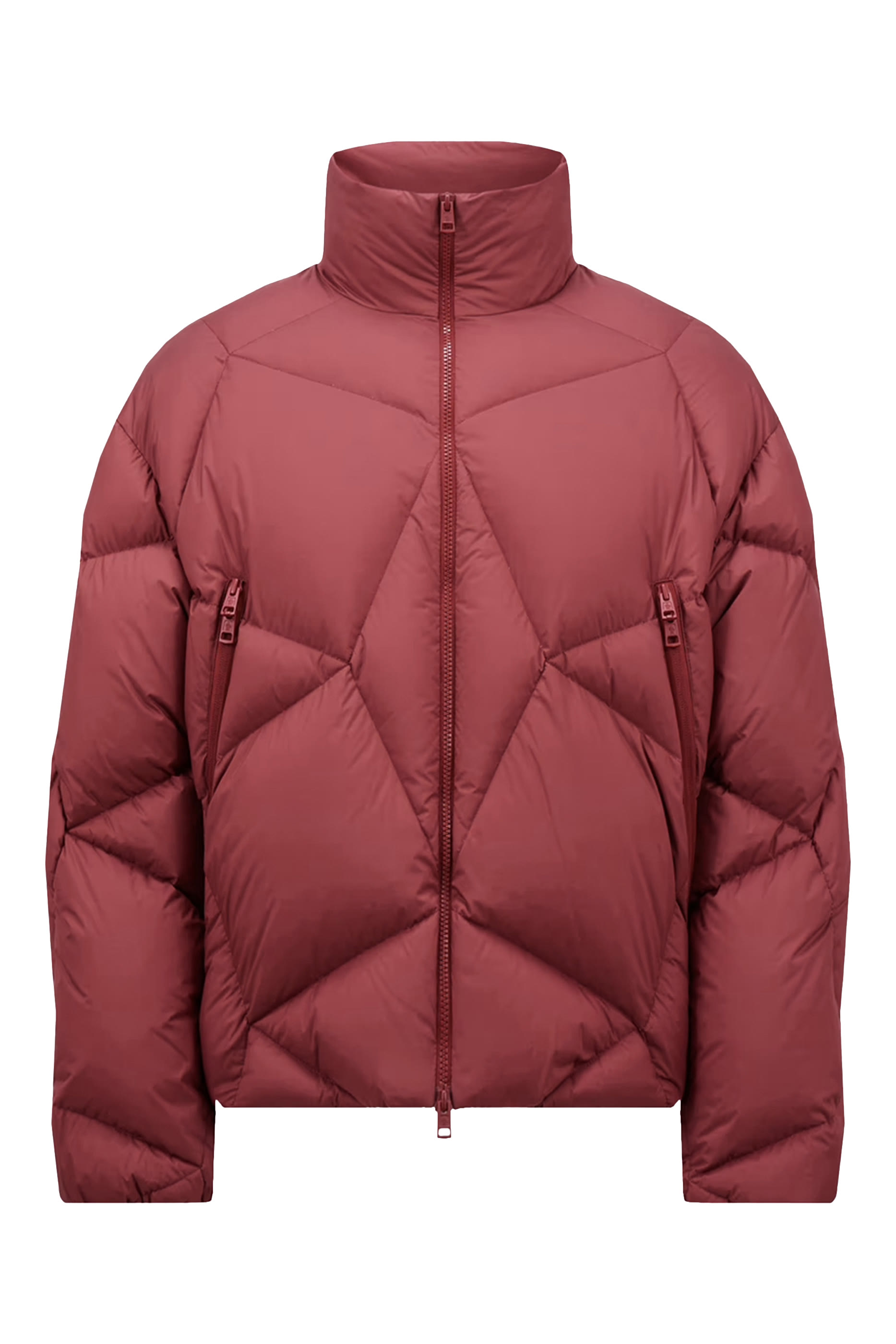 Vardar Graphic-Quilted Short Down Jacket