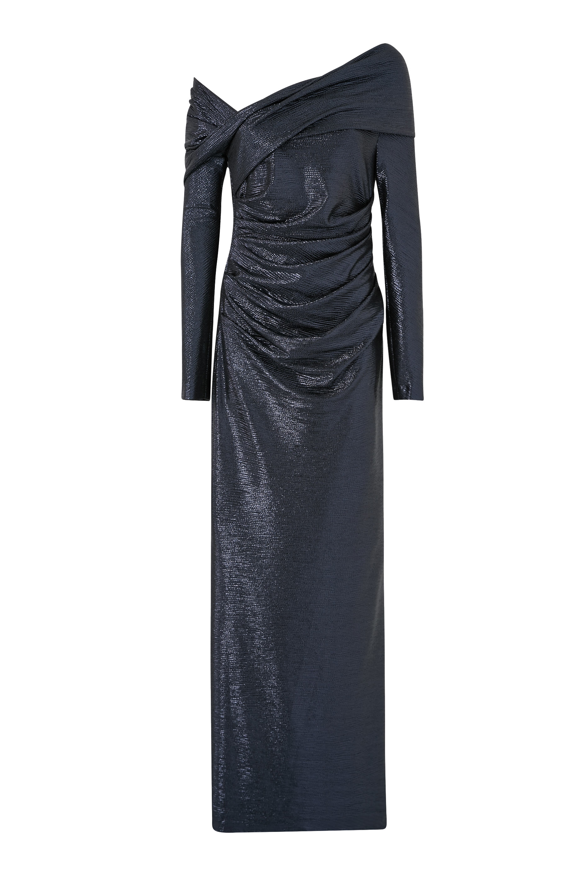 Off-shoulder Evening Gown