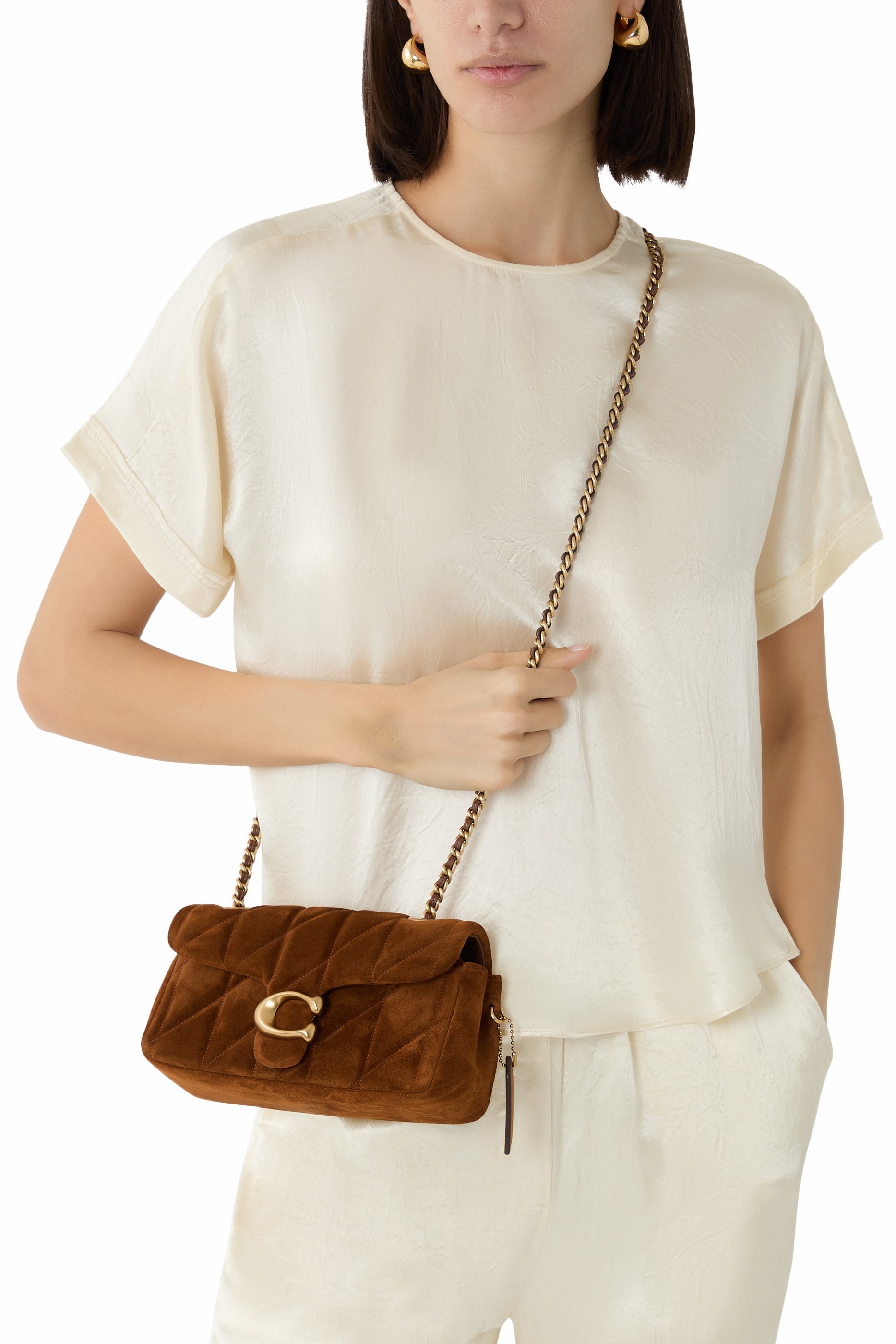 Tabby Shoulder Bag 20 With Quilting