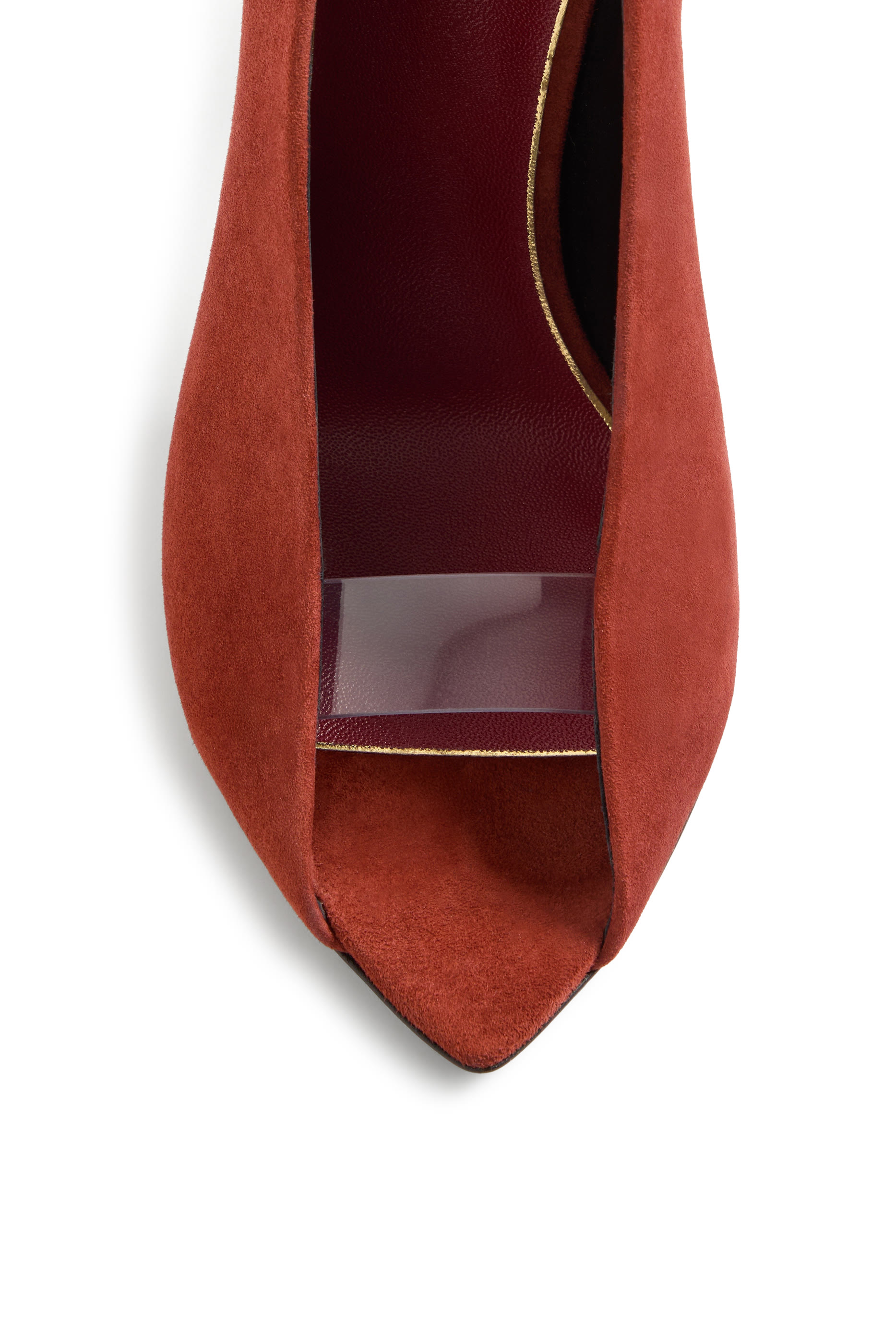 Open Toe R&eacute;v&eacute;l&eacute; 105 Suede Pumps 