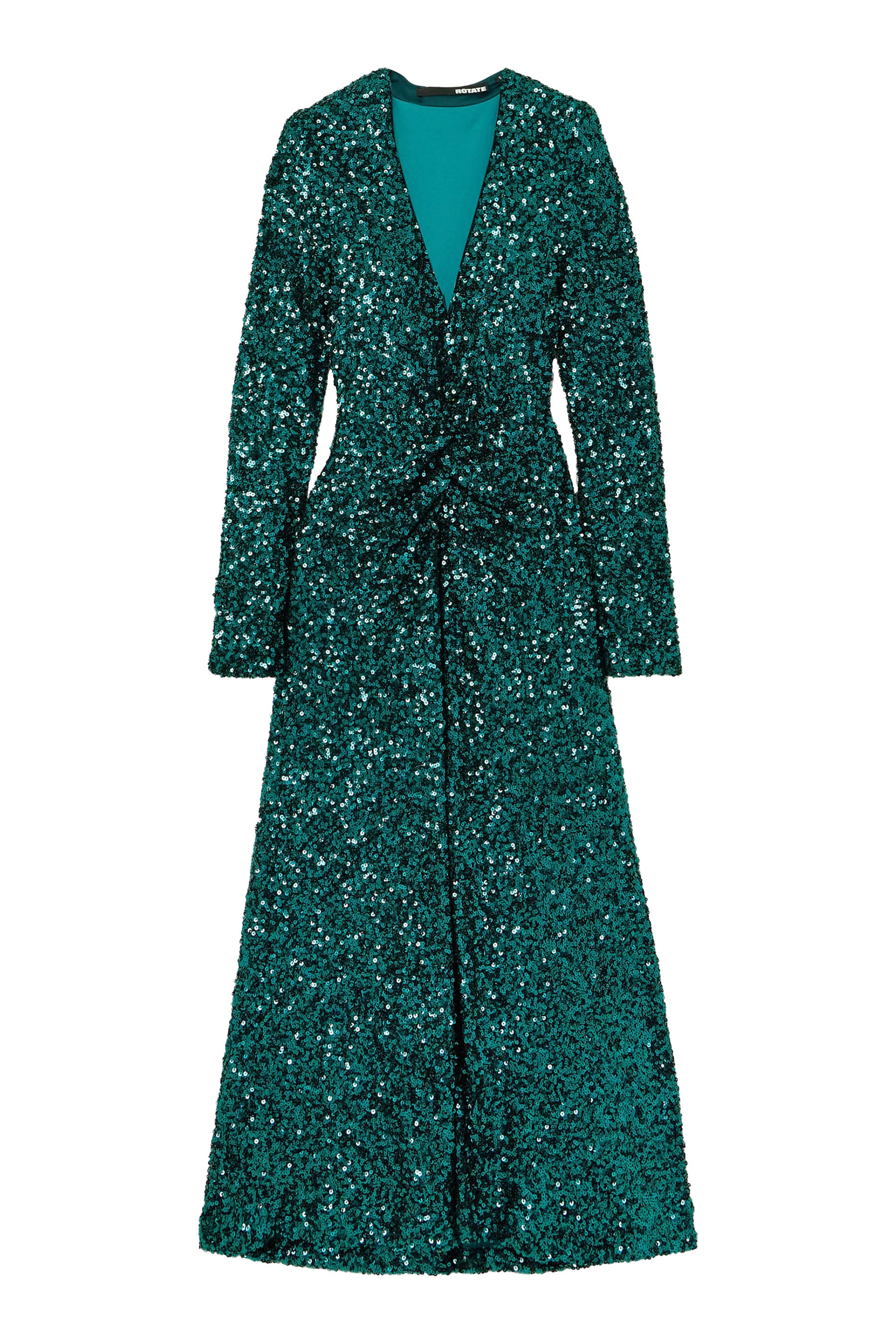 Sequin Midi Slit Dress