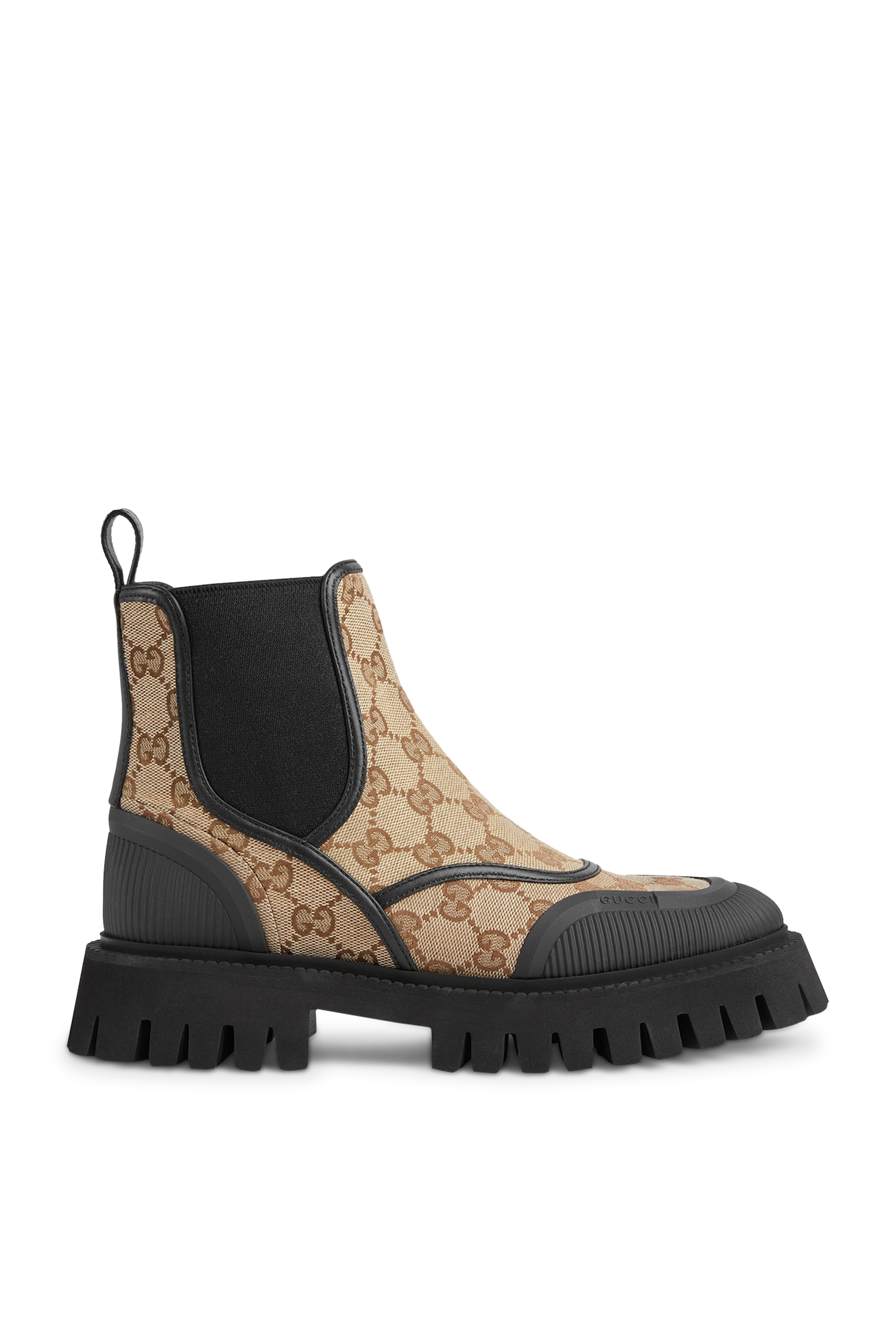 GG Canvas Ankle Boots