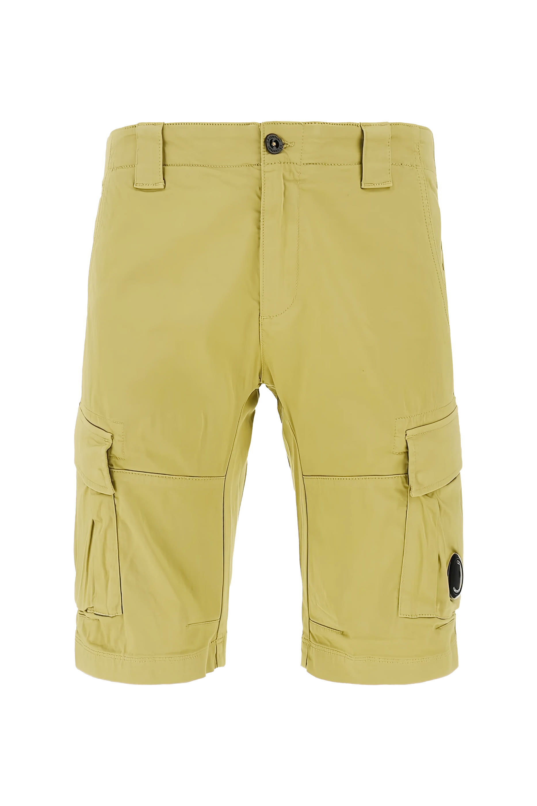 Stretch Sateen Cargo Lens Shorts