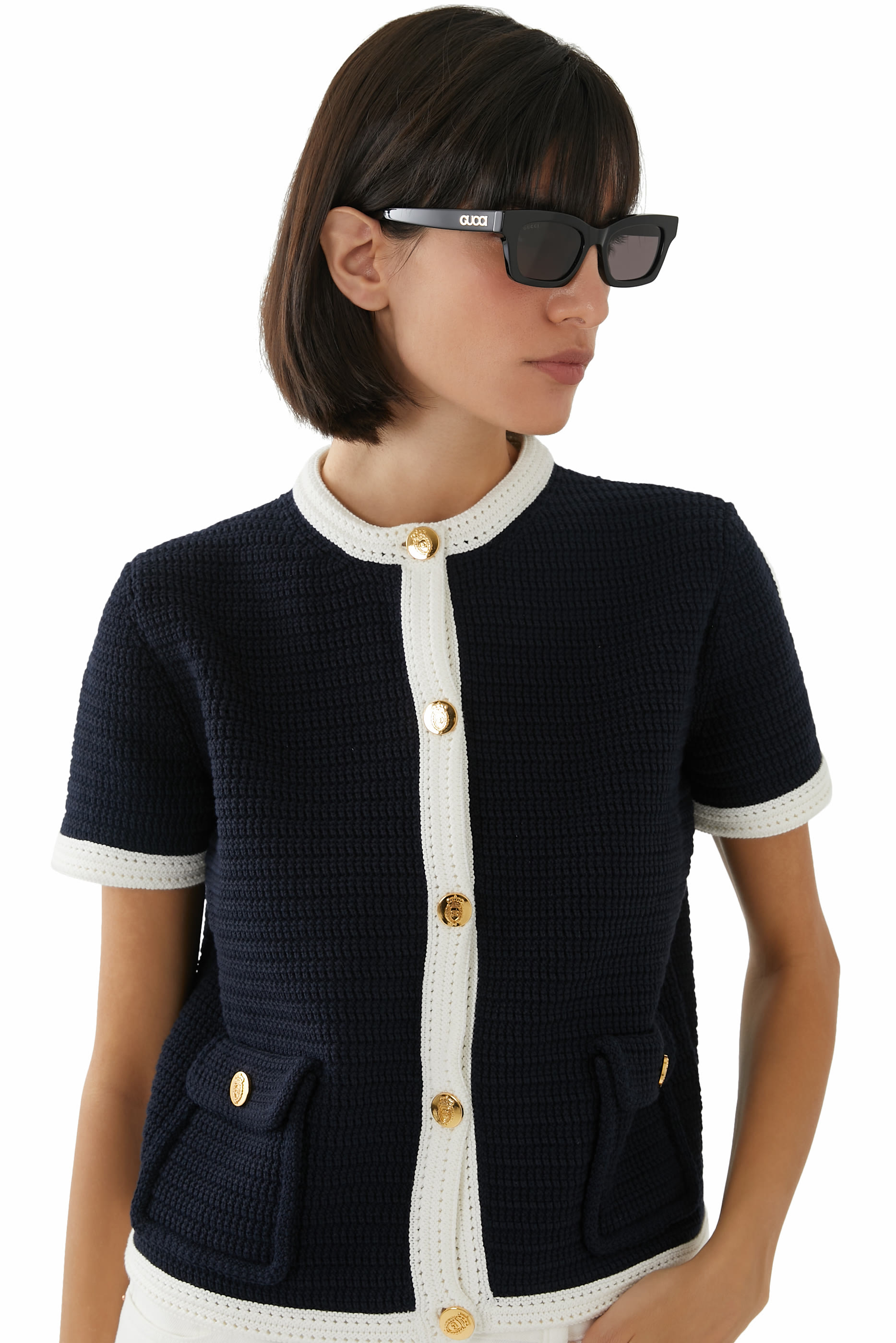 Cat-Eye Frame Sunglasses