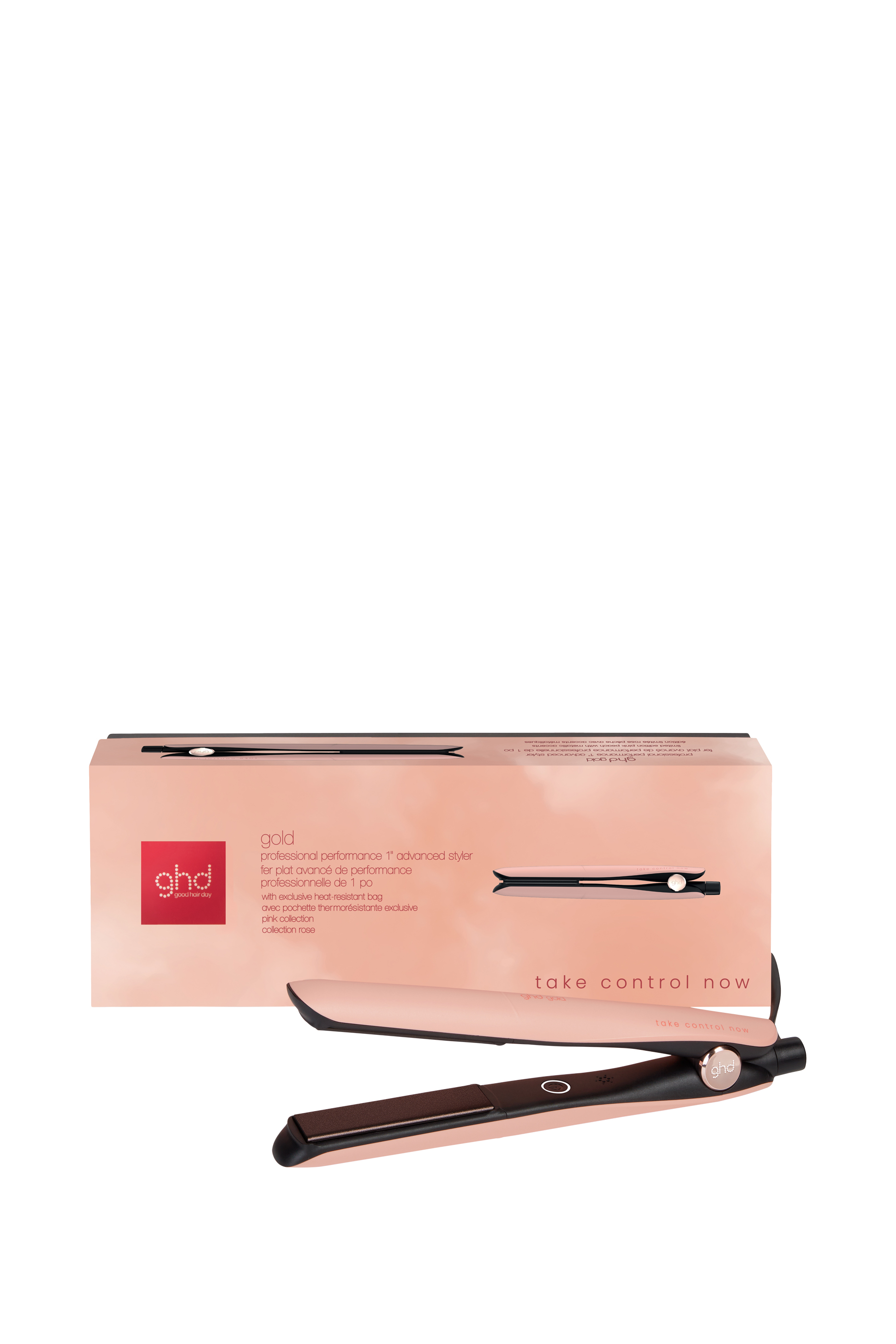 Pink Collection Gold Hair Straightener