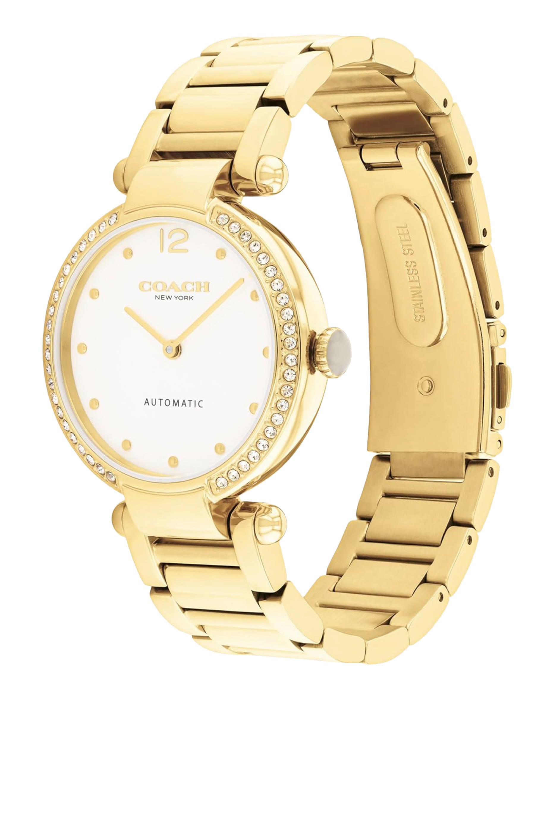 Cary Stainless Steel Watch, 34mm