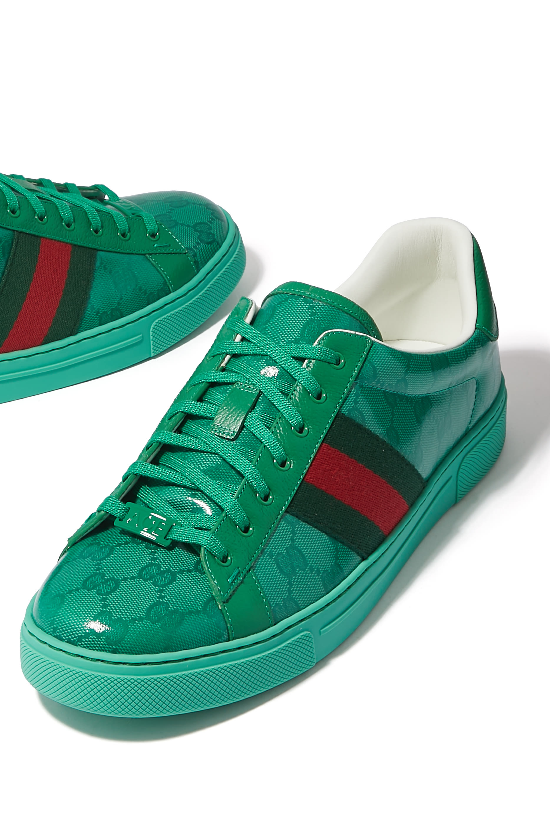 Ace GG Crystal Canvas Sneakers