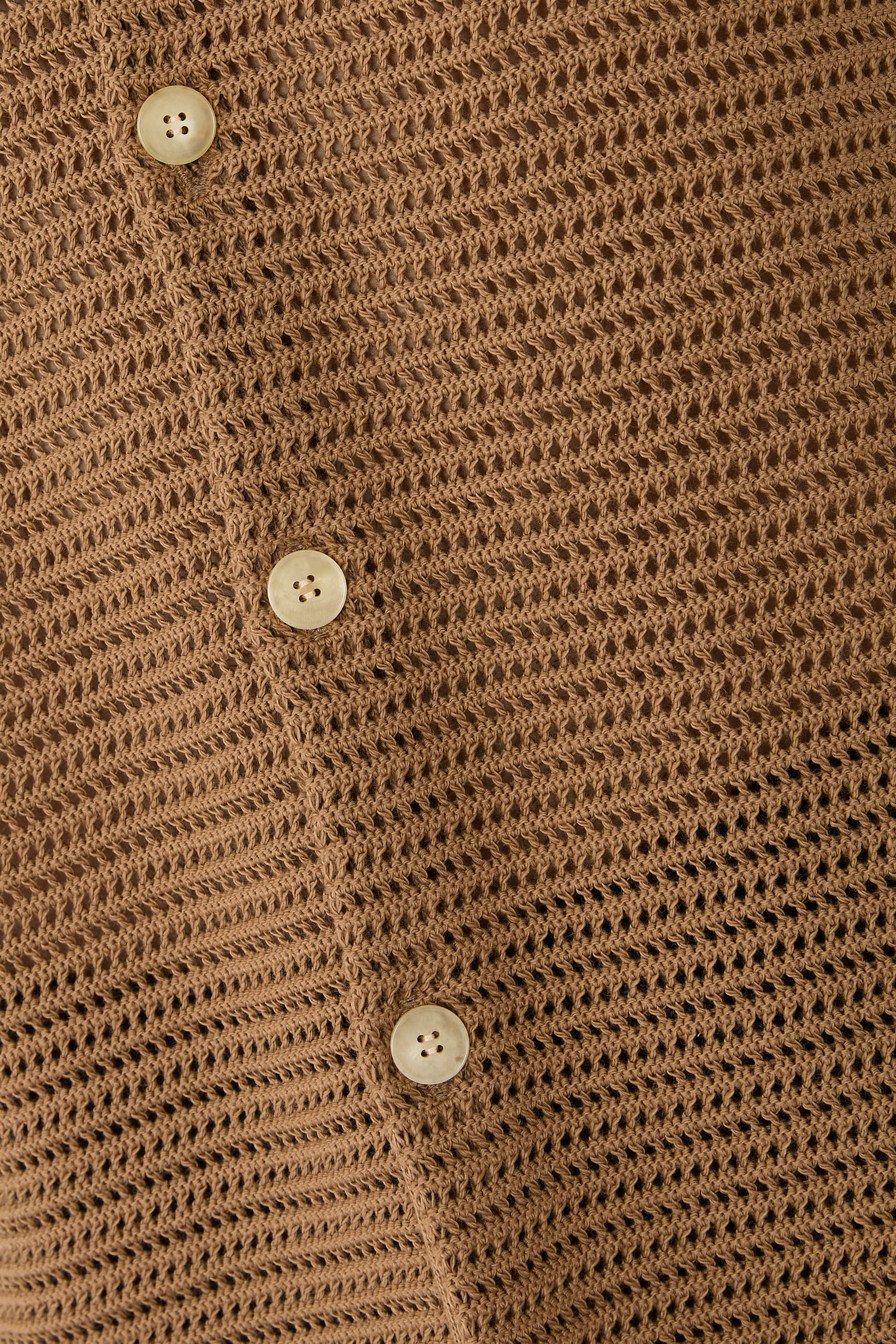  Cotton Mesh Knit Half-Sleeve Shirt 