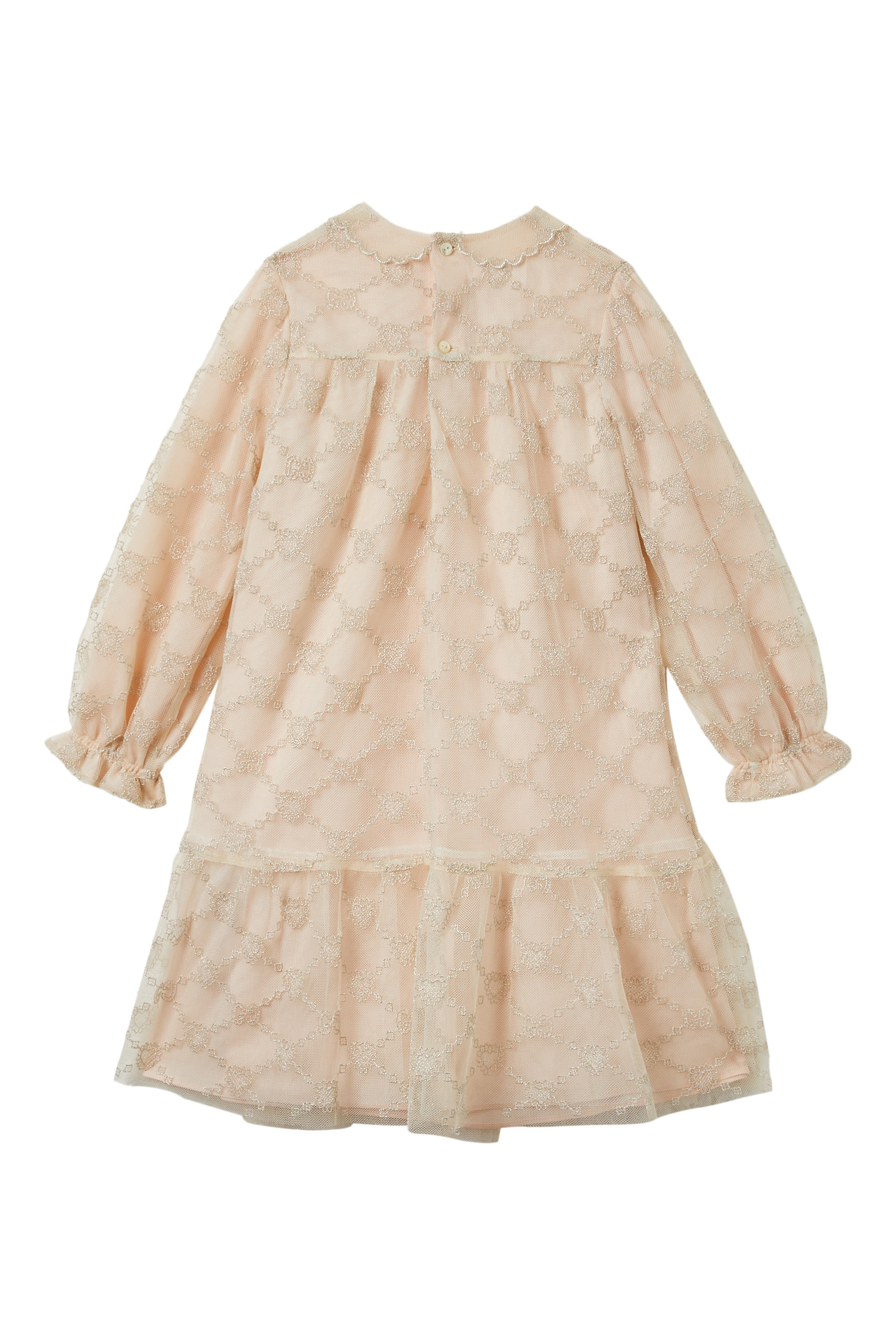 Kids Embroidered Tulle Dress