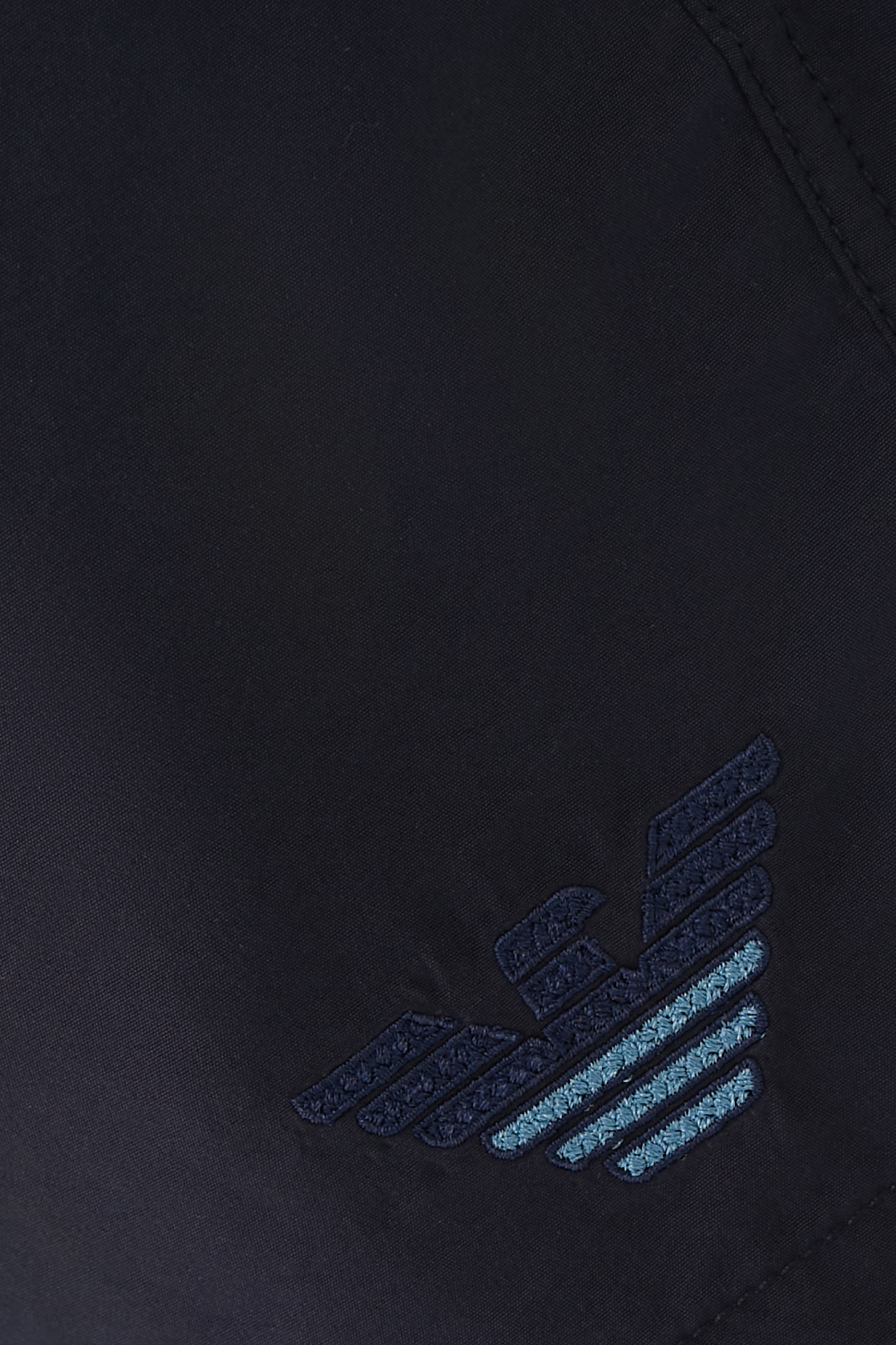 Two-Tone Eagle Embroidery Swim Shorts