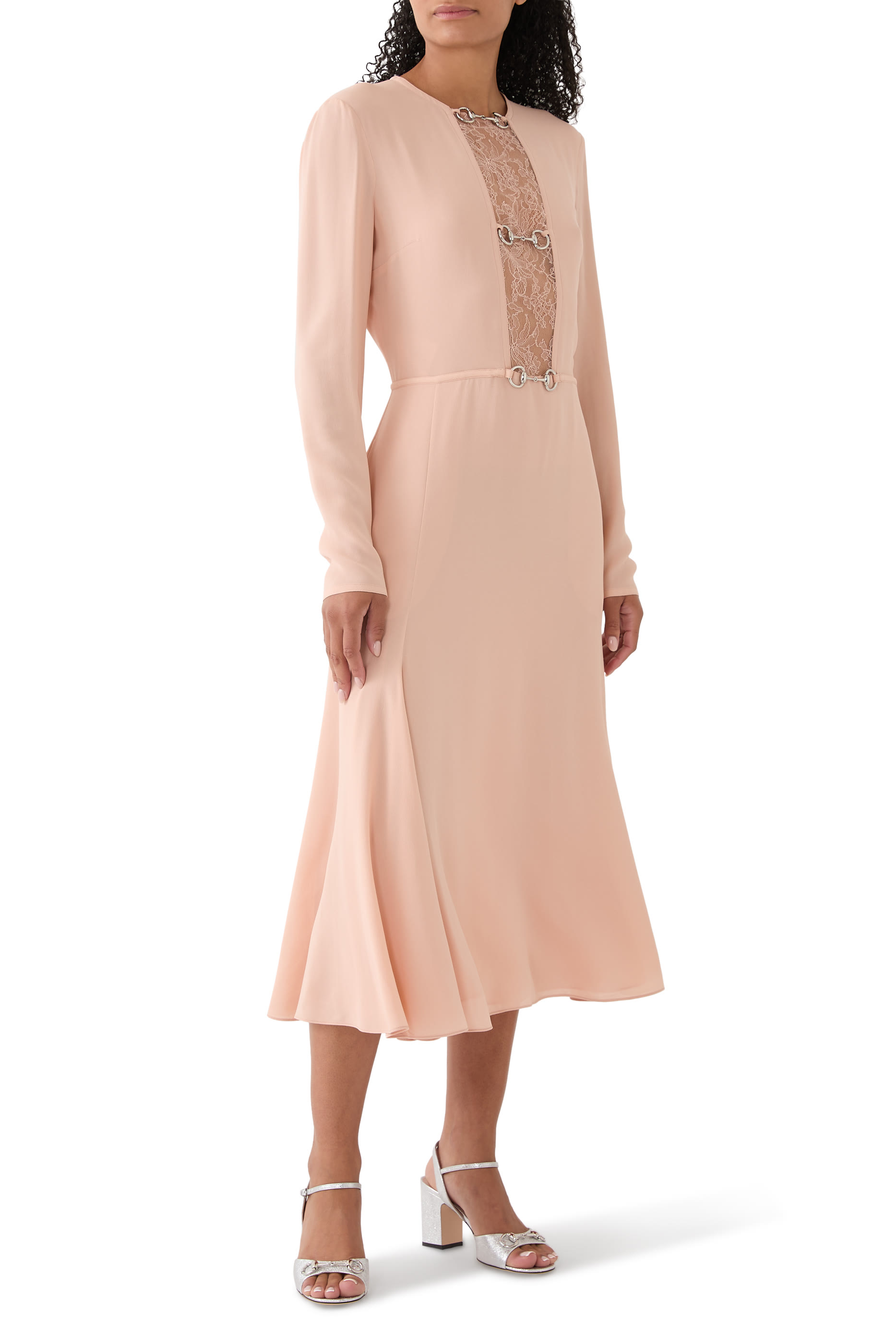 Long Sleeves Midi Dress