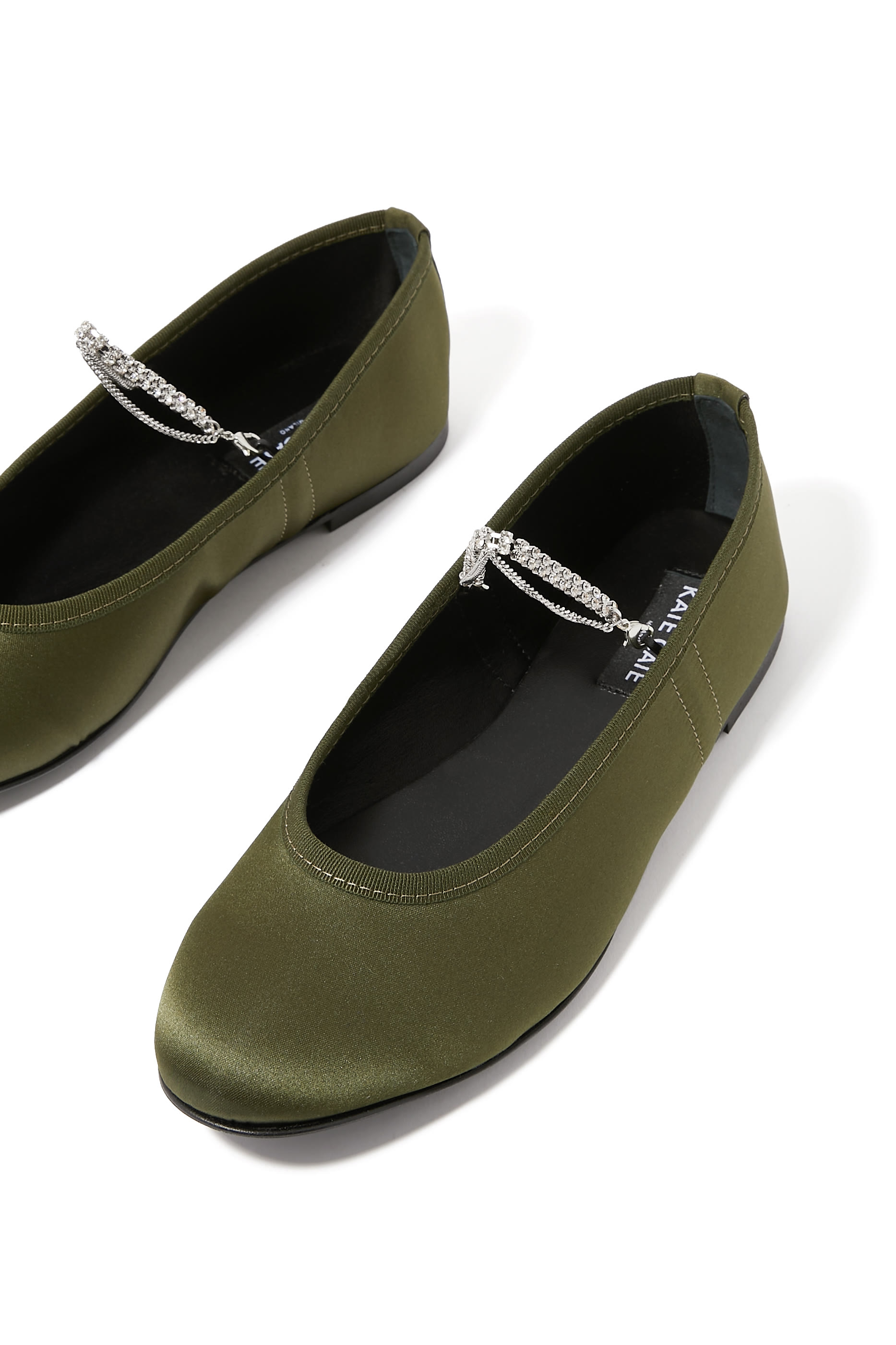 Juliette Metallic Leather Ballerina Shoes