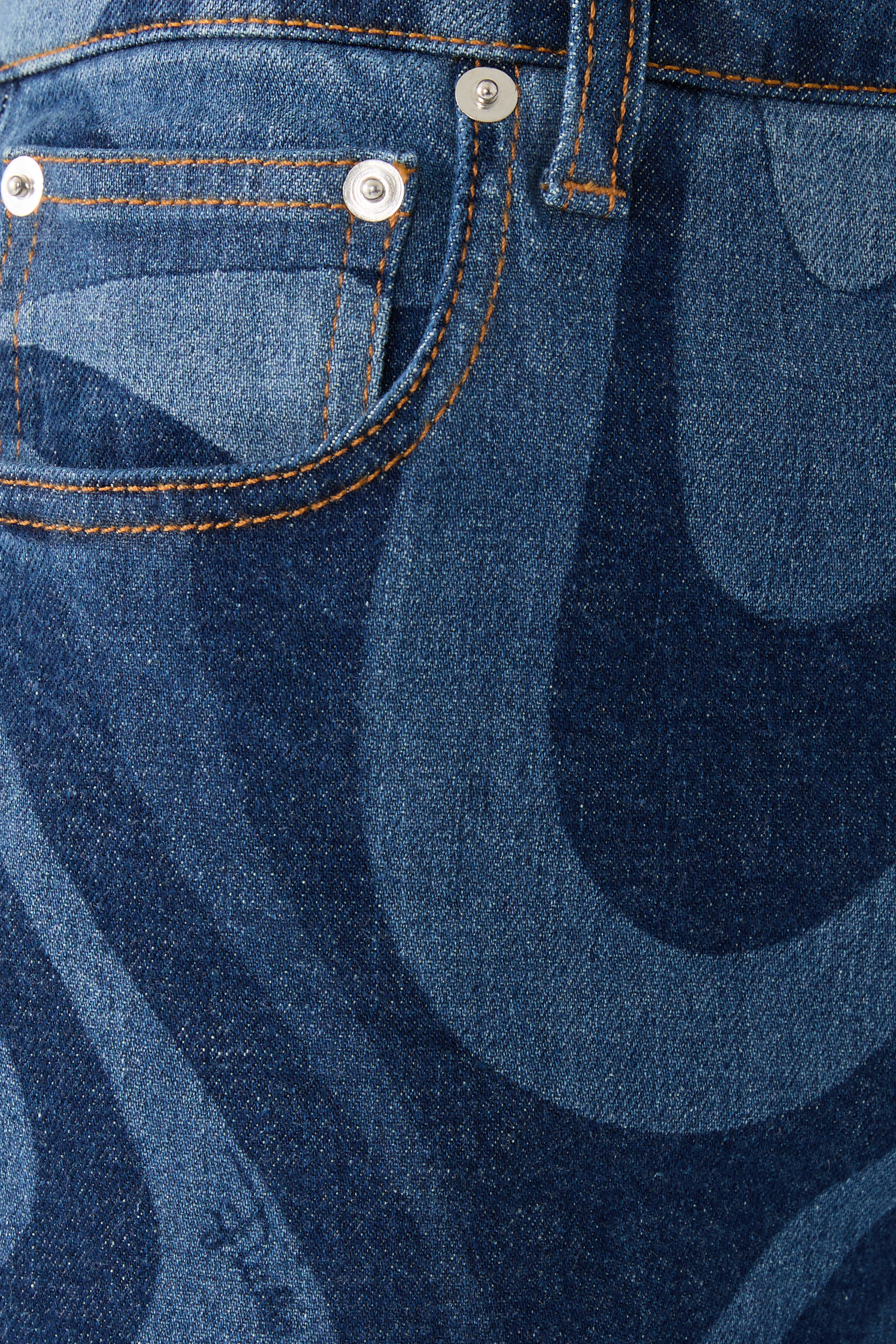 Marmo-Print Jeans