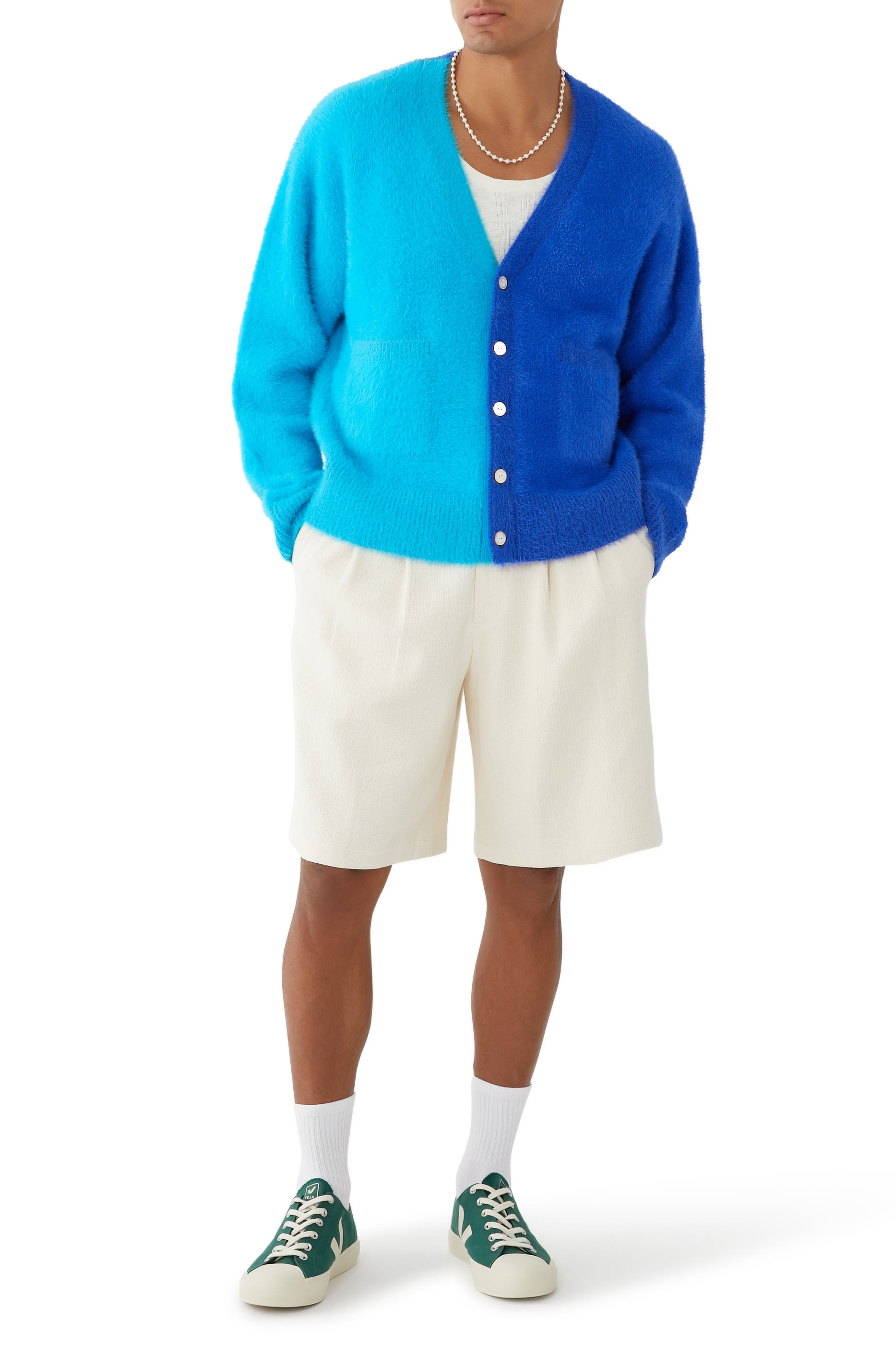 Harlequin Fluffy Cardigan