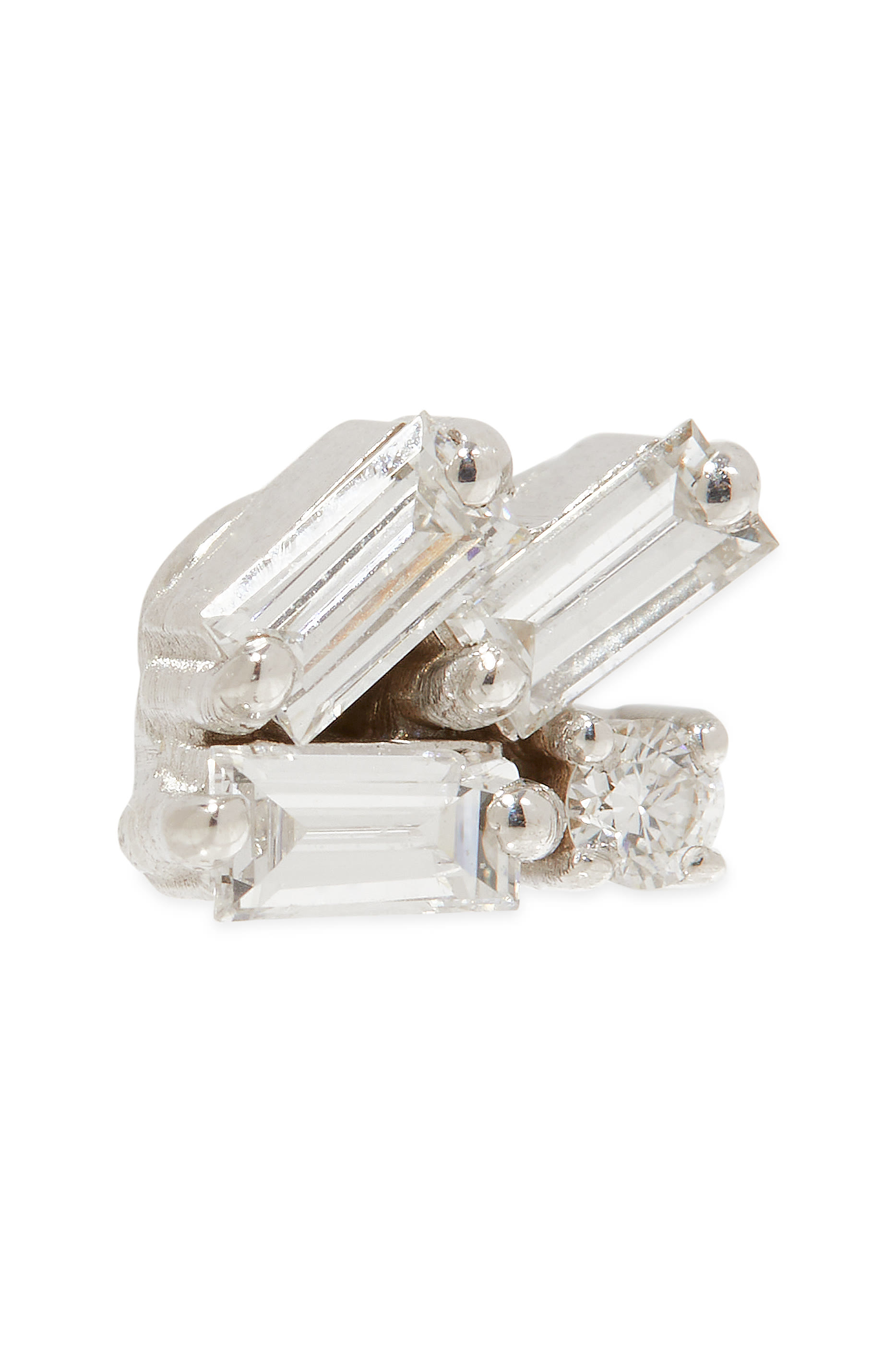 Fireworks Cluster Diamond Earrings