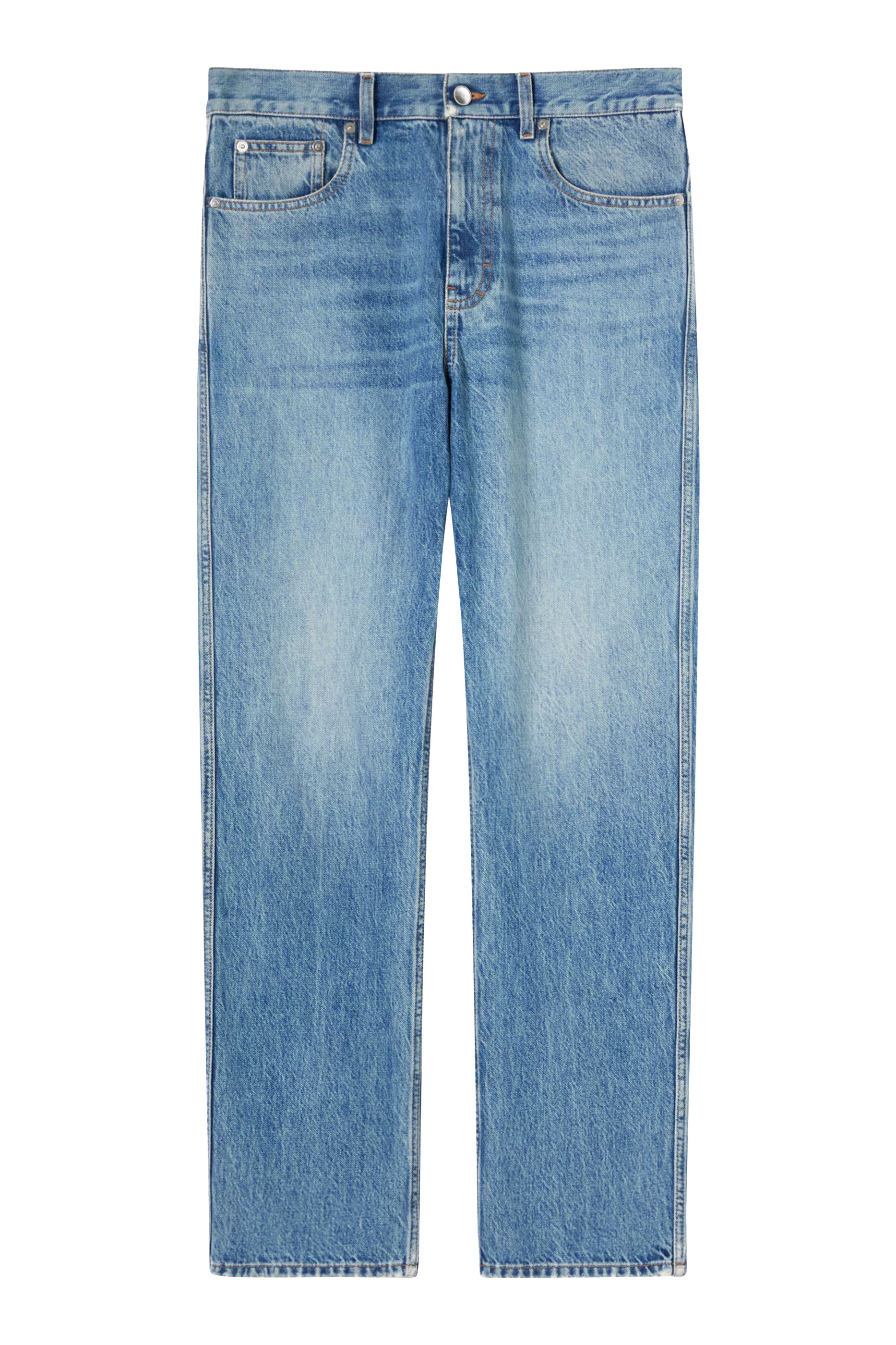  Slim Fit Cotton Denim Pants