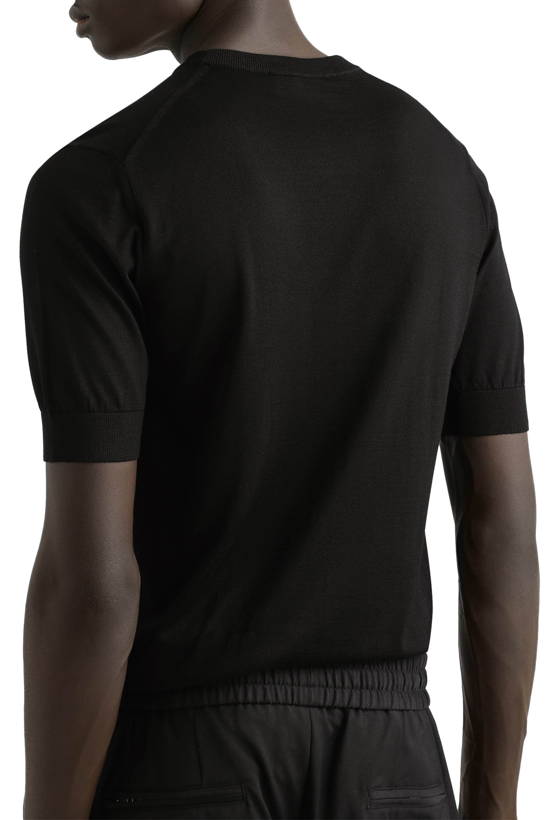 Silk Round Neck Sweater With DG Embroidery