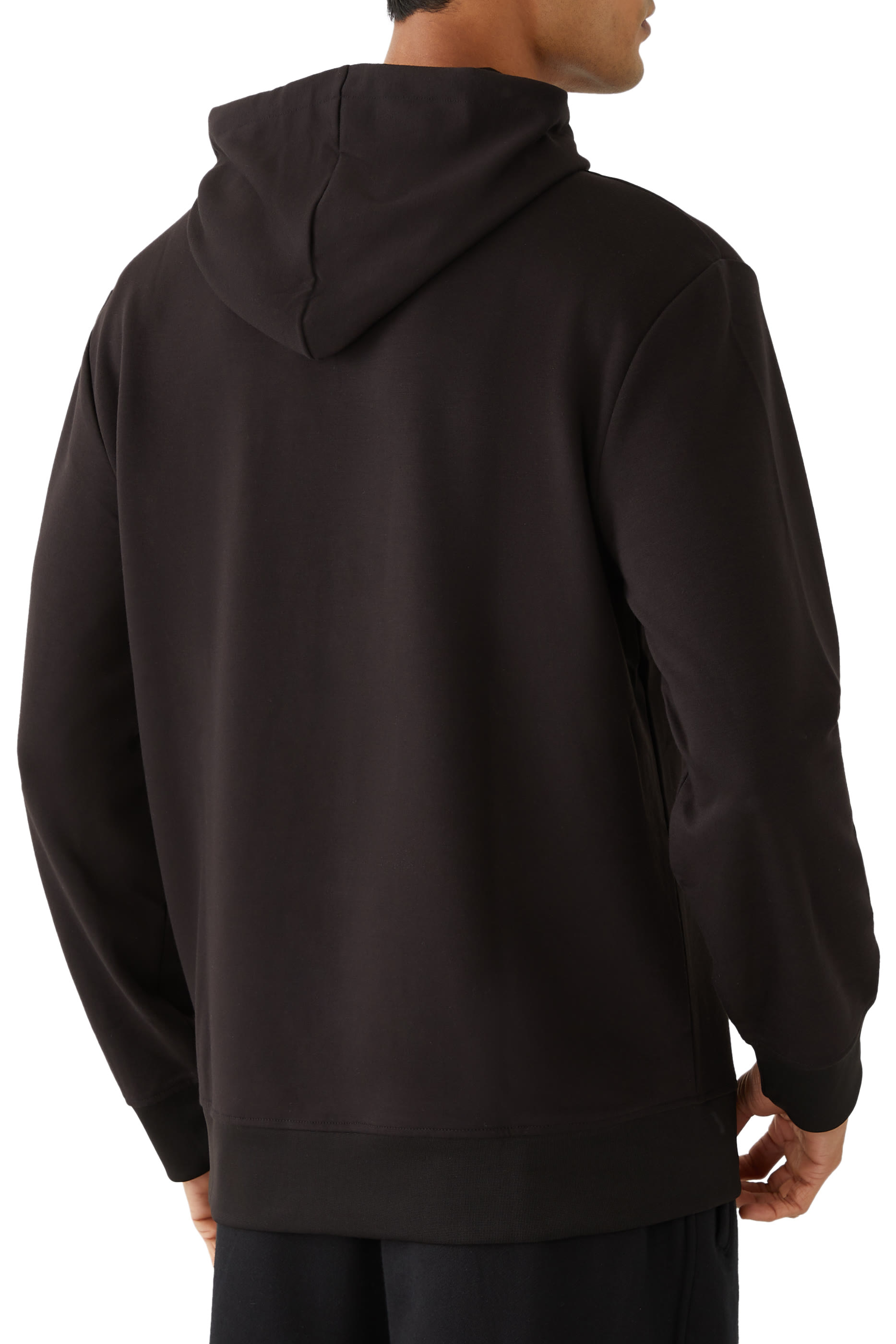 Hoodie with Blurred Logo Effect