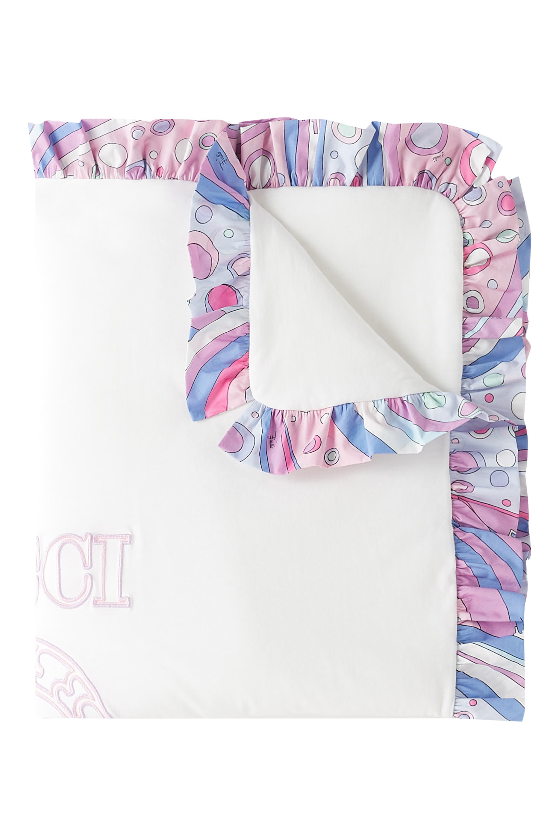 Kids Logo-Embroidered Blanket