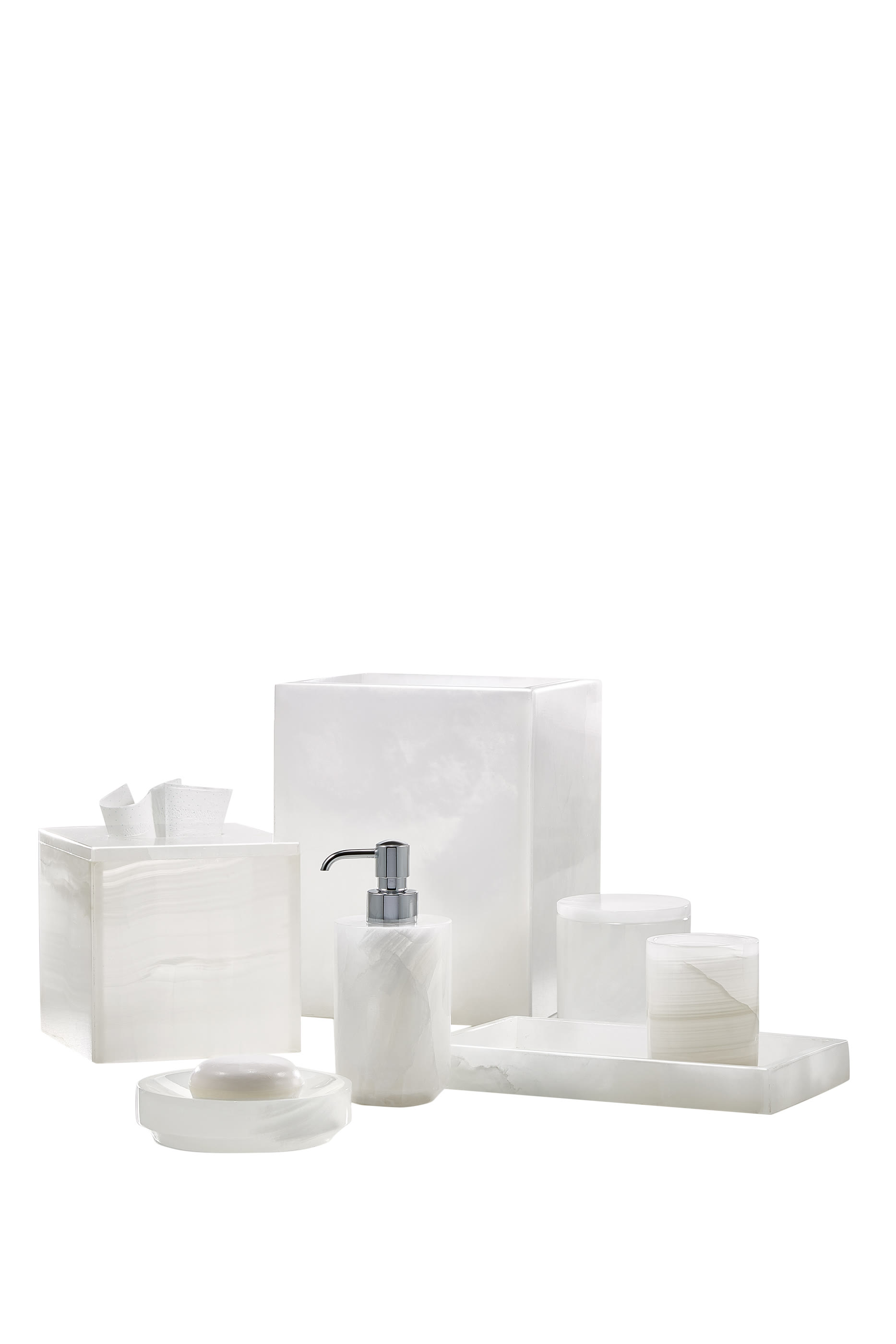 Hielo Onyx Brush Holder