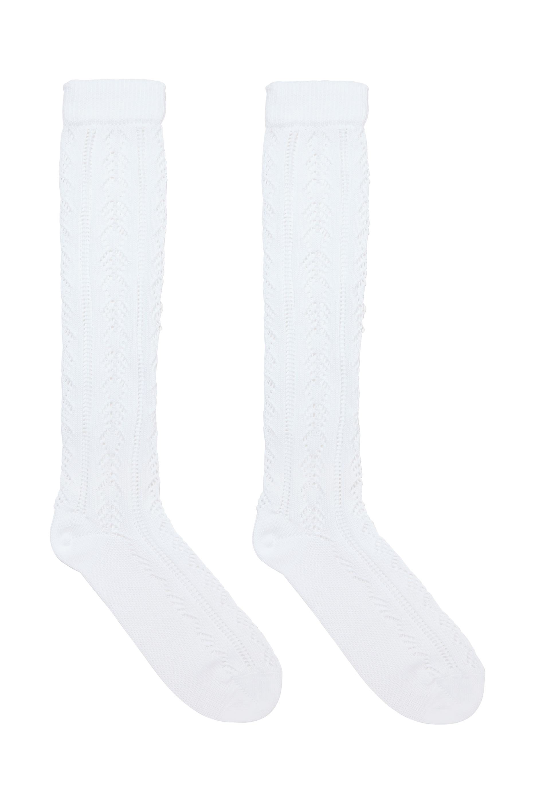 VLogo Perforated Cotton Socks