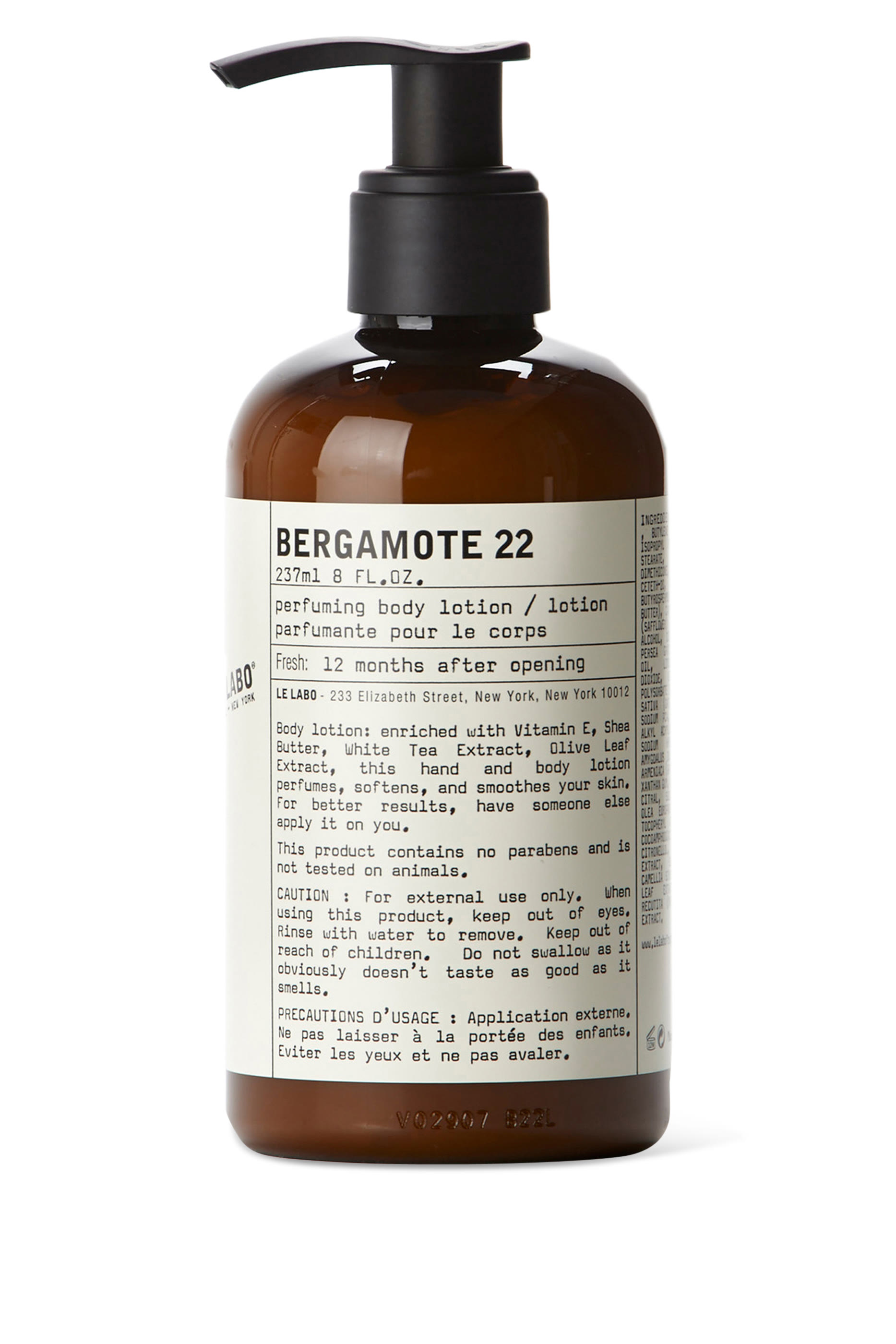 Bergamote 22 Body Lotion
