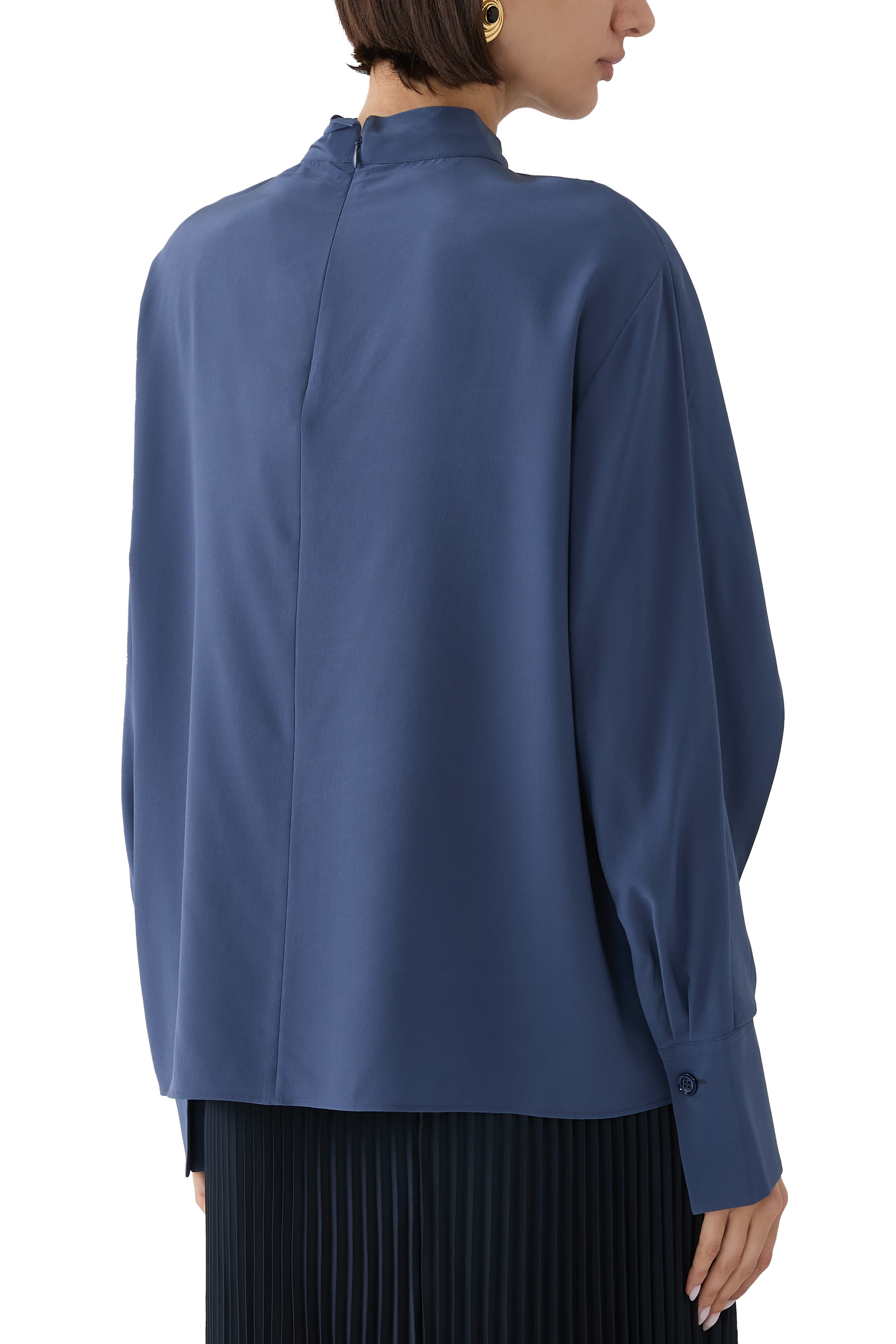 Bailie Silk Crepe de Chine Blouse