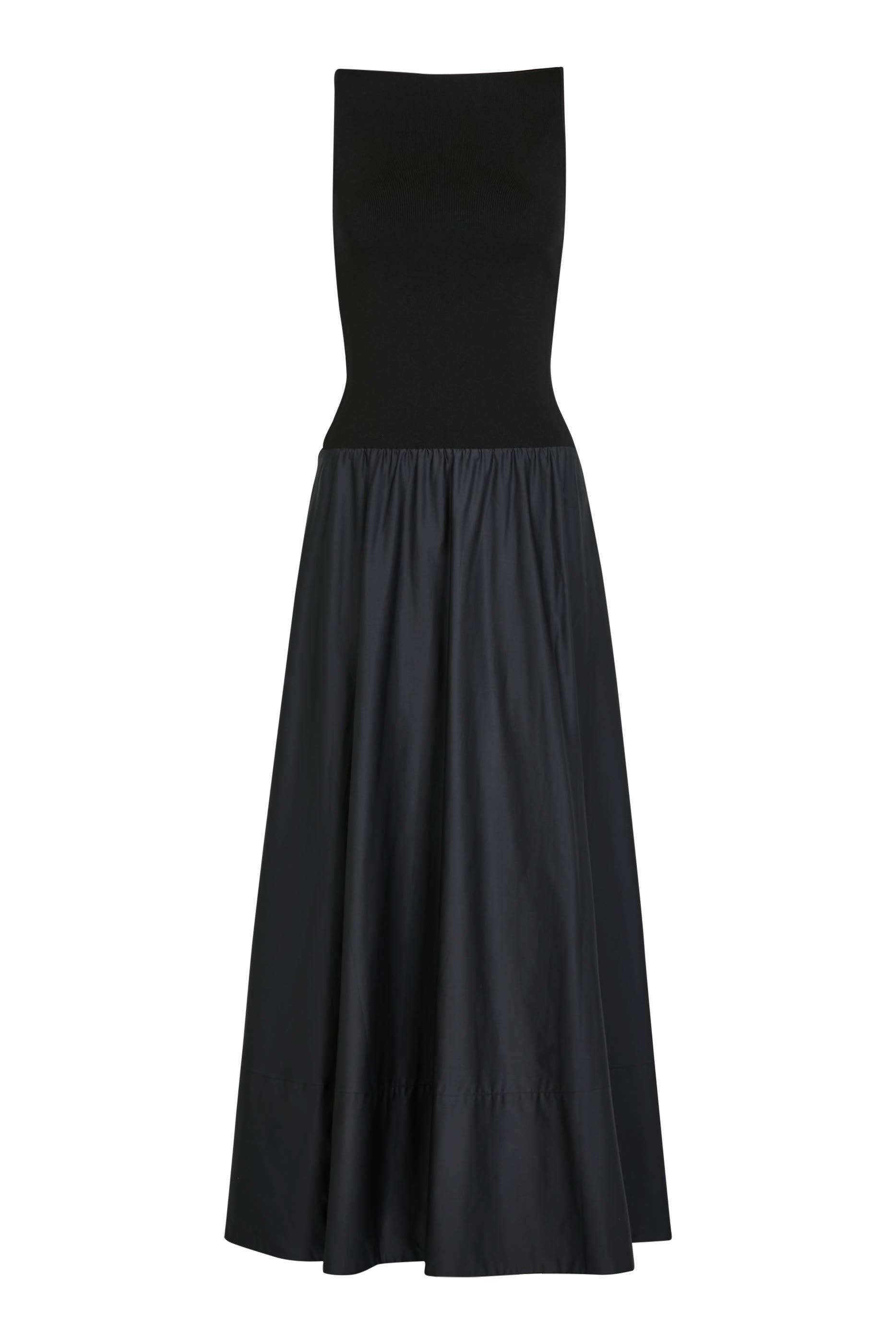 Sheer Silk Circle Hem Dress