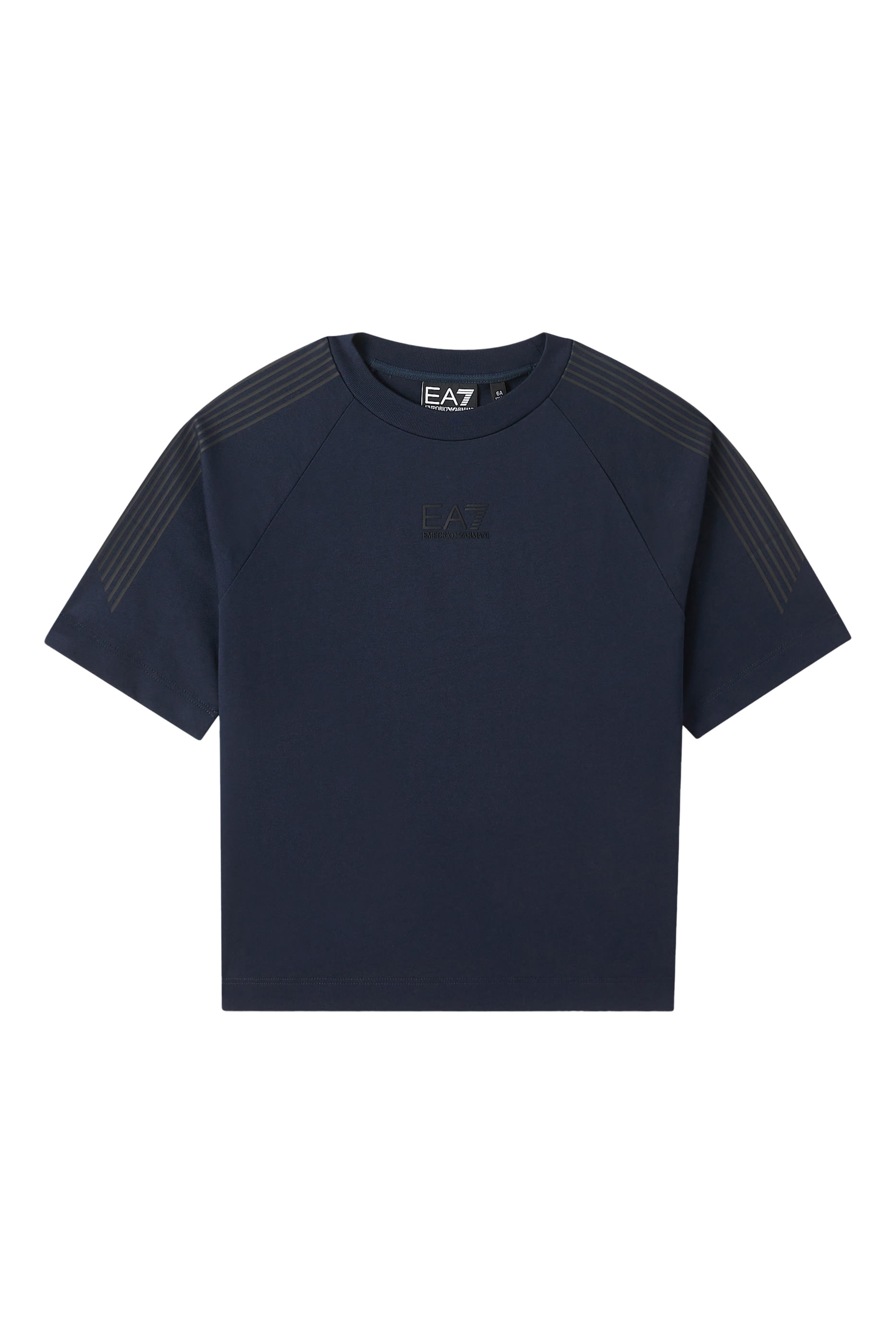 Kids EA7 Train Lines T-Shirt